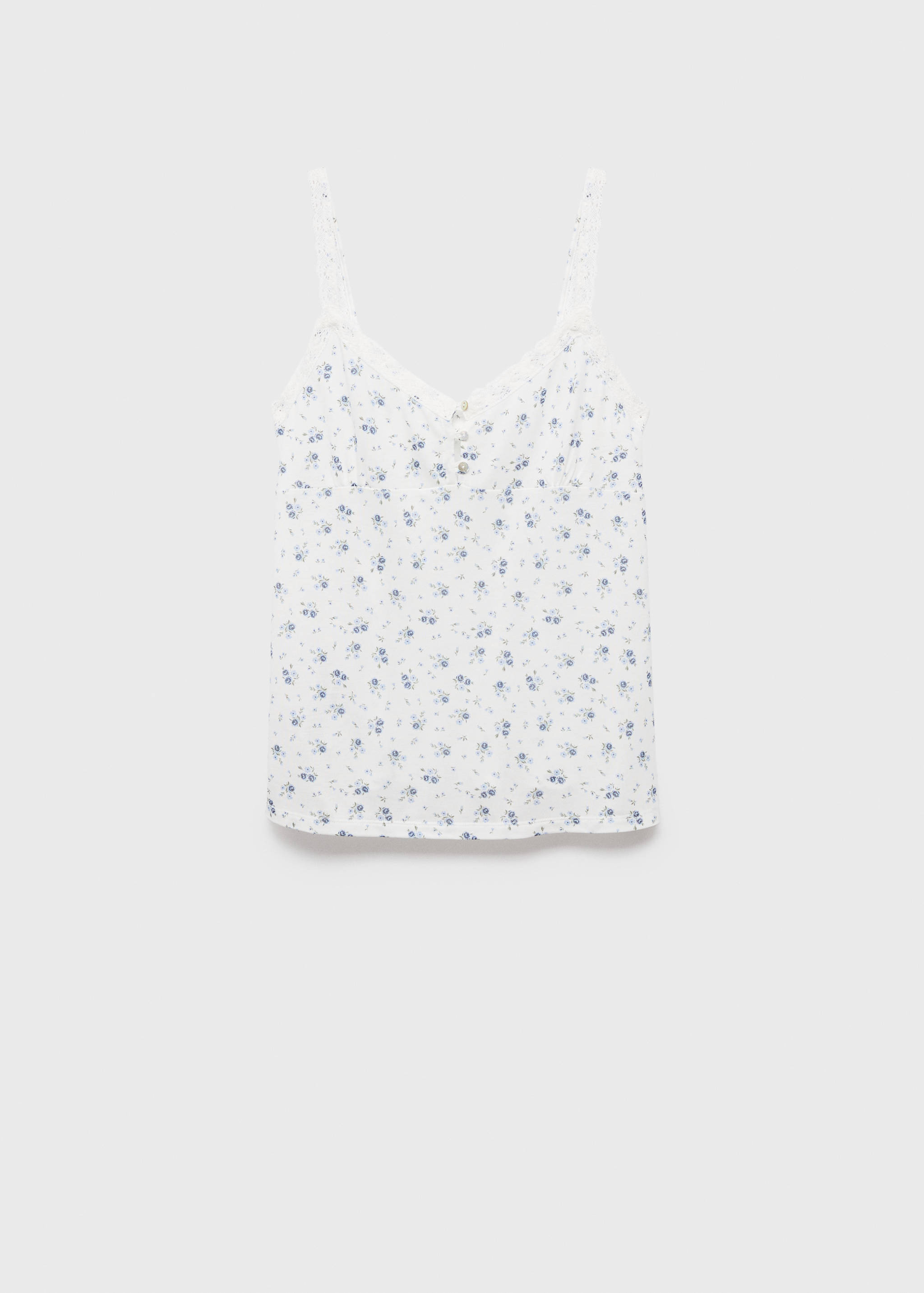 เสื้อชุดนอนลูกไม้ลายดอกไม้ - สินค้าที่ไม่มีแบบ