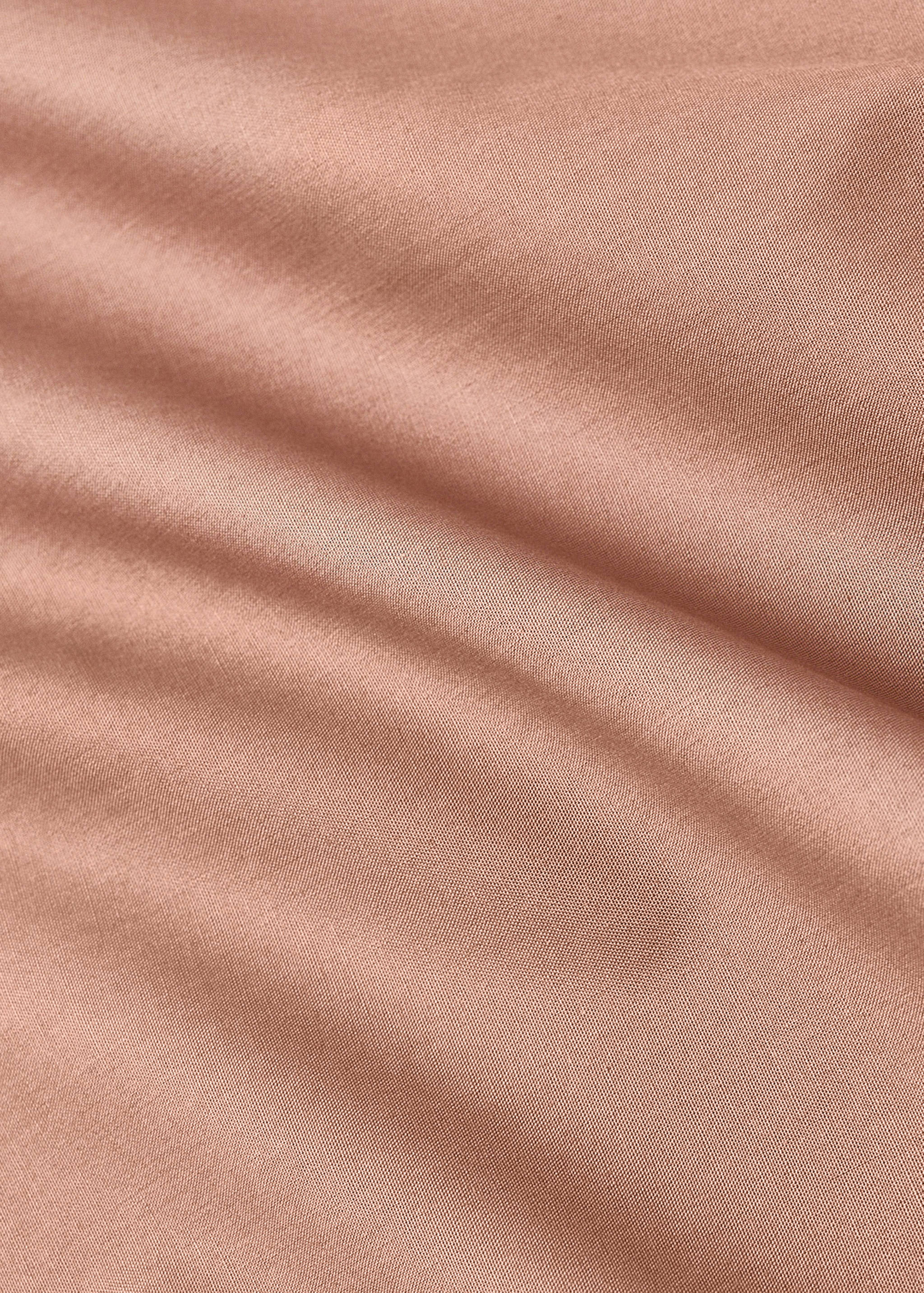 Percale cotton fitted sheet for cot - Details of the article 2