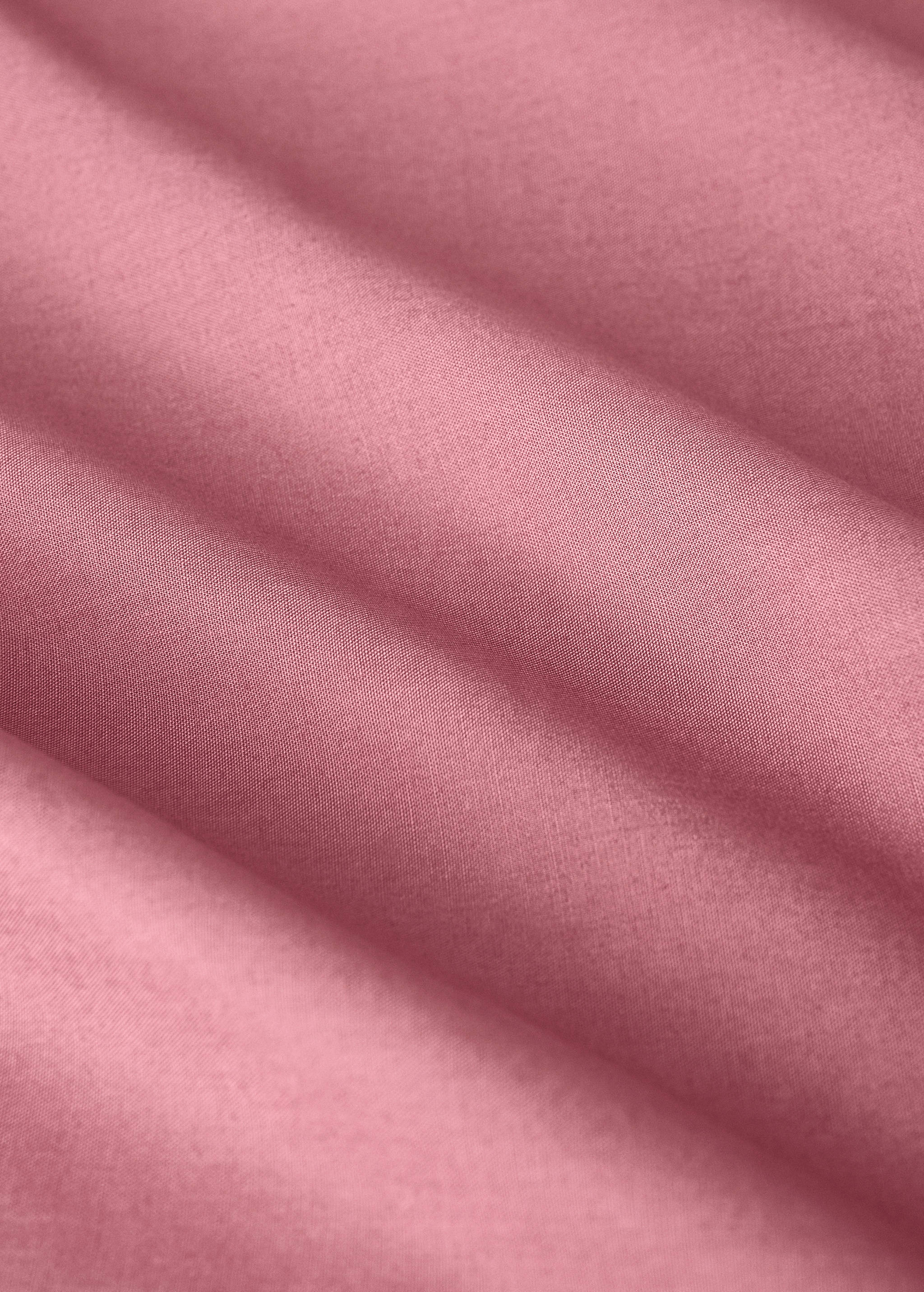 Percale cotton fitted sheet for cot - Details of the article 2