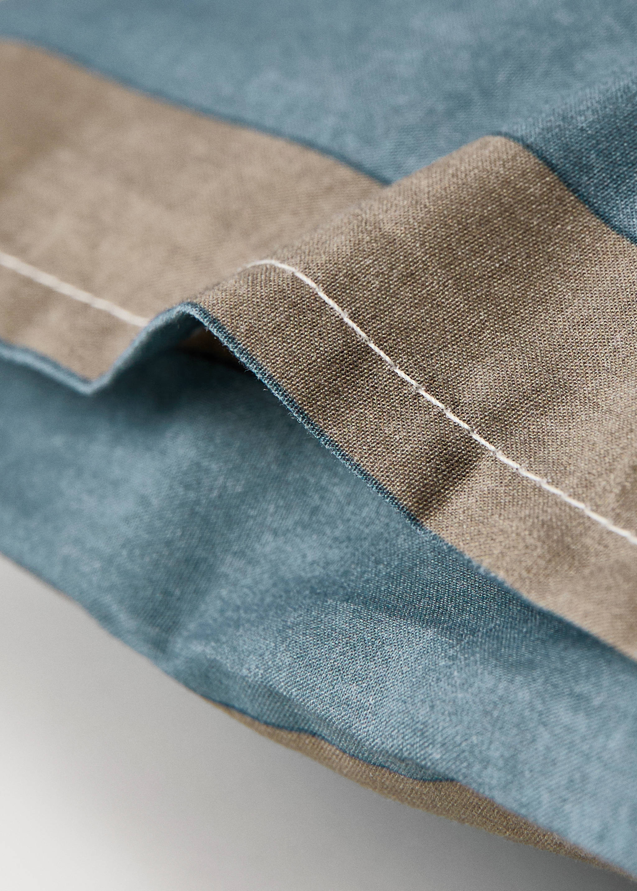 Randigt kuddfodral för barn i bomull 30x50cm - Detaljer om artikeln 1