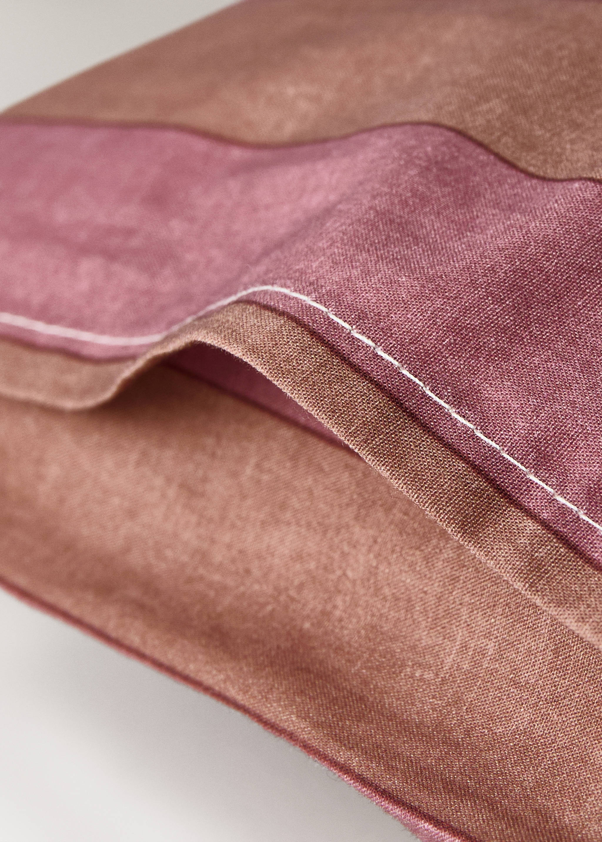 Randigt kuddfodral för barn i bomull 30x50cm - Detaljer om artikeln 1