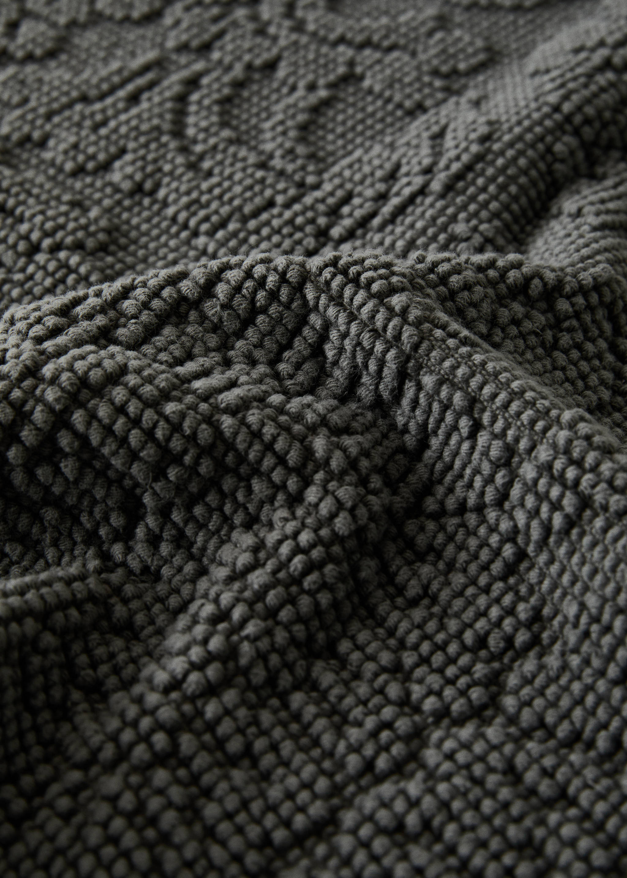 Floral jacquard bath mat - Details of the article 1