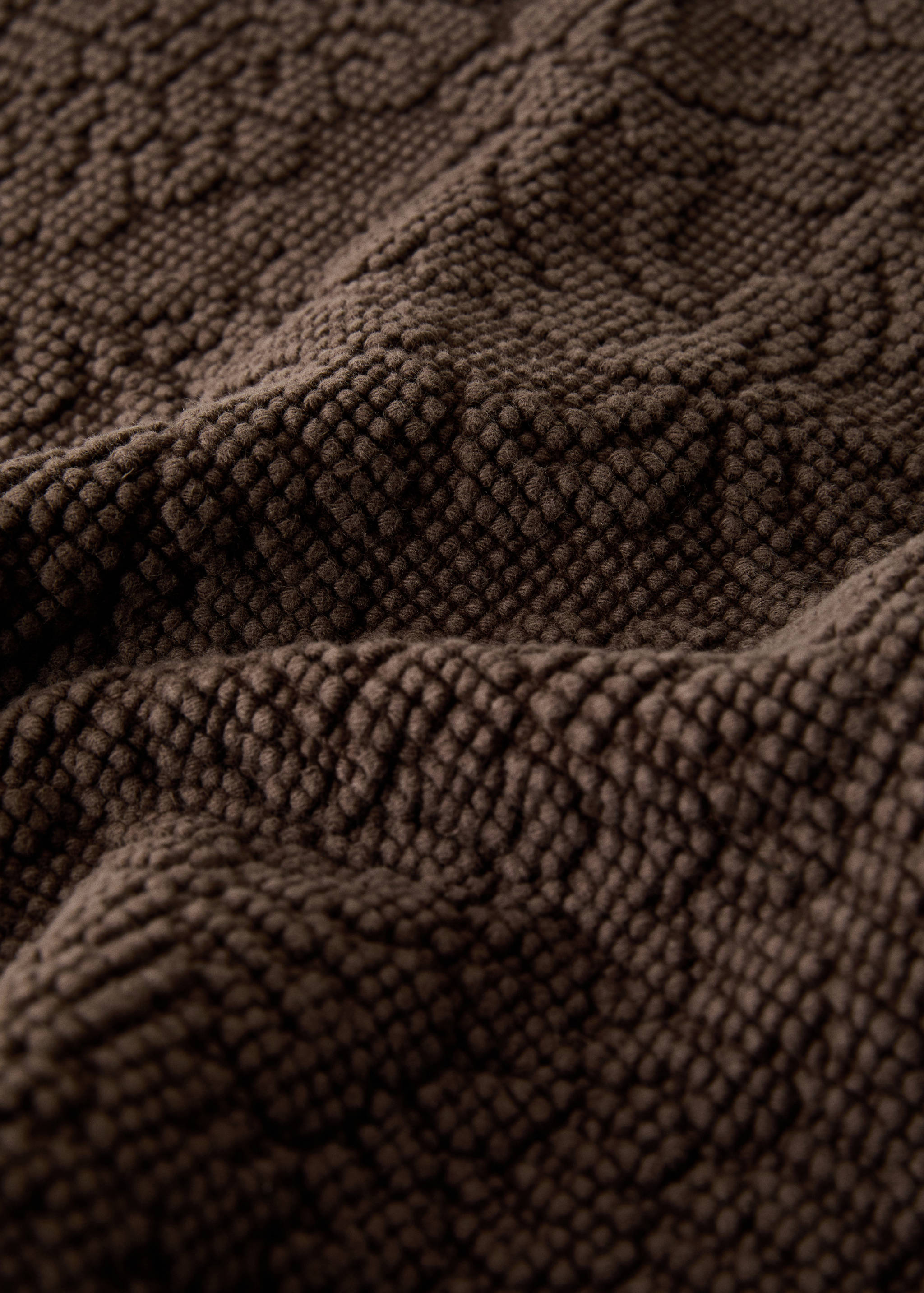 Floral jacquard bath mat - Details of the article 1