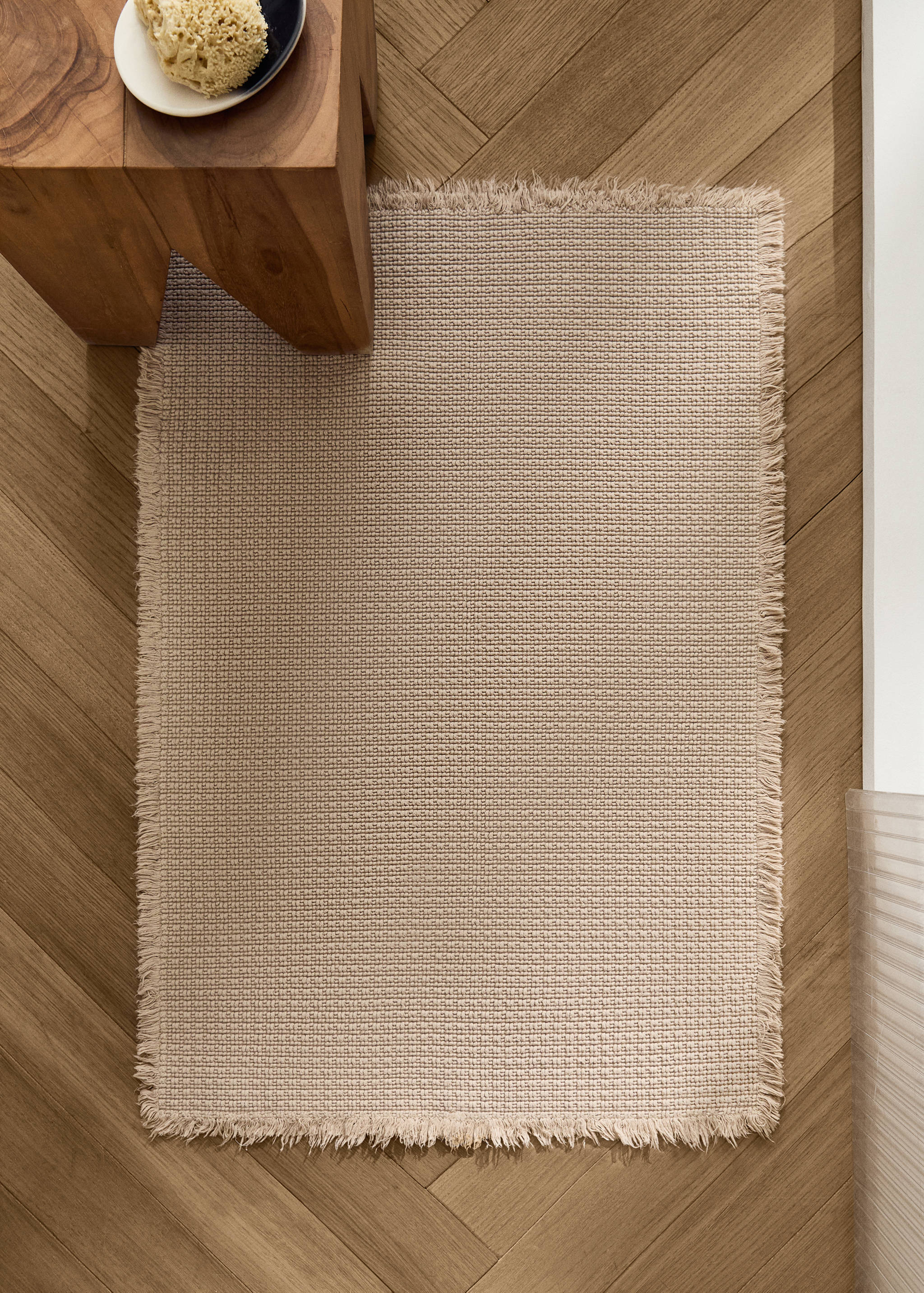 Tapis de bain coton gaufré - Plan général