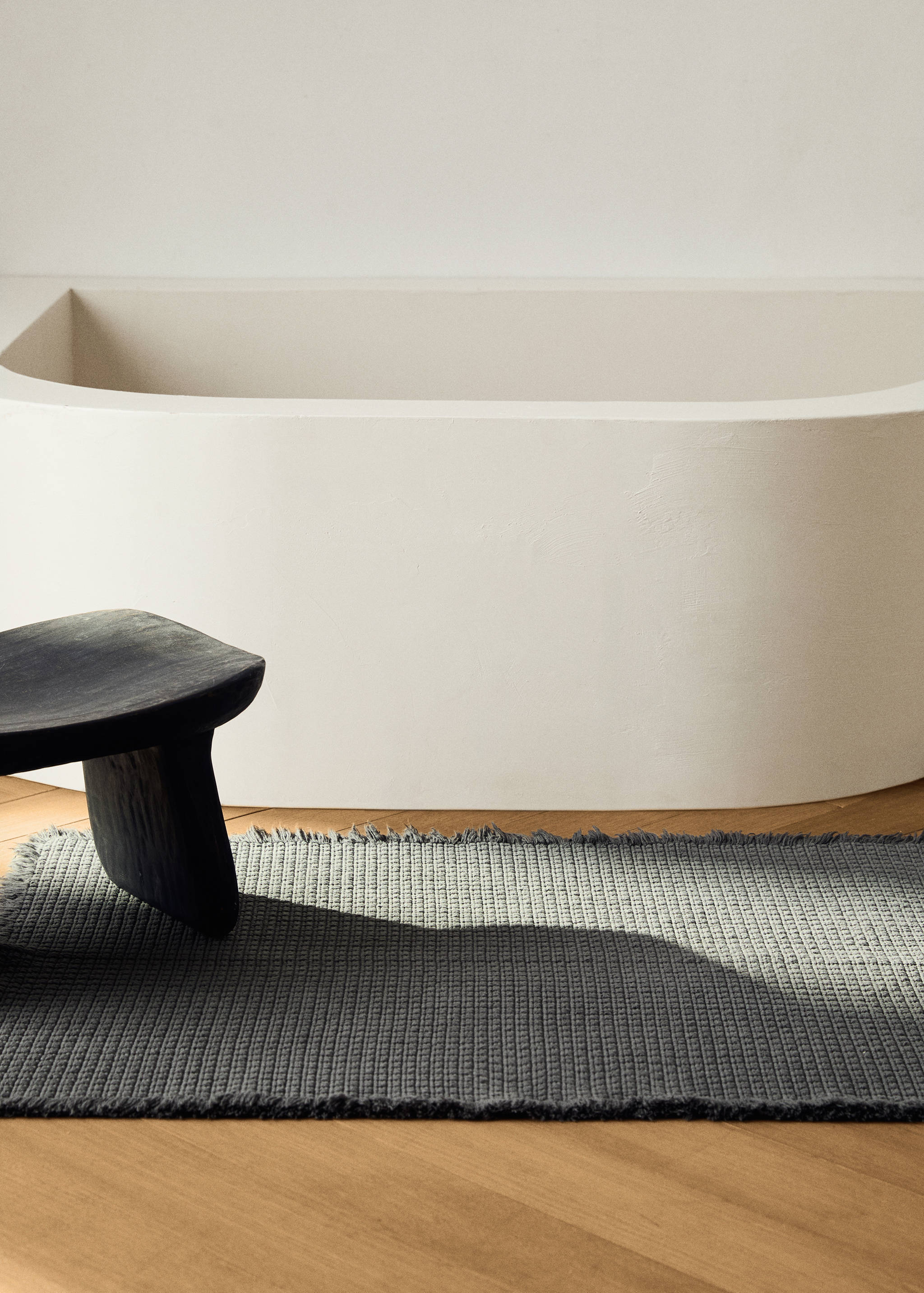 Tapis de bain coton gaufré - Plan général