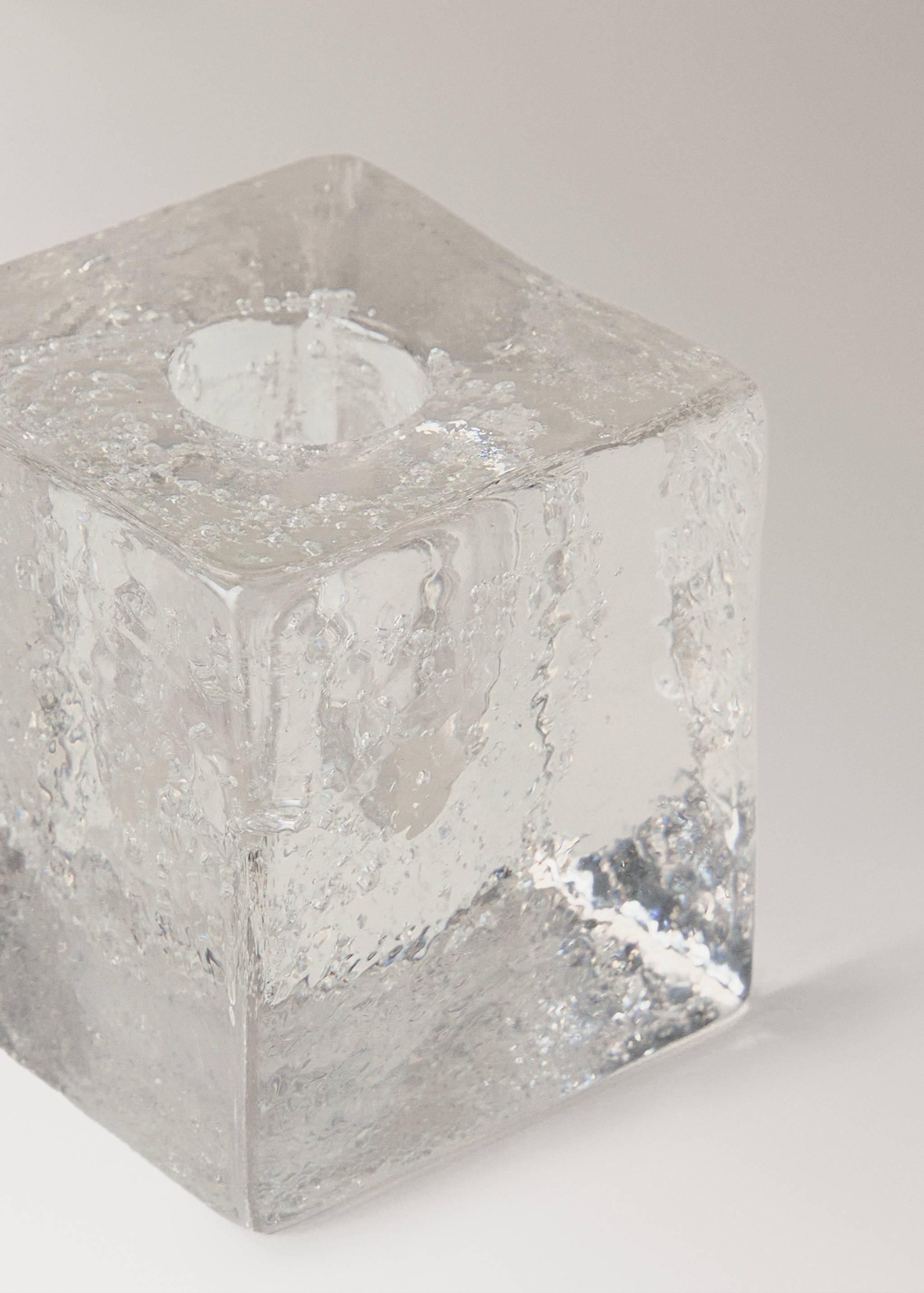 Bubble-glass low candelabra - Details of the article 1