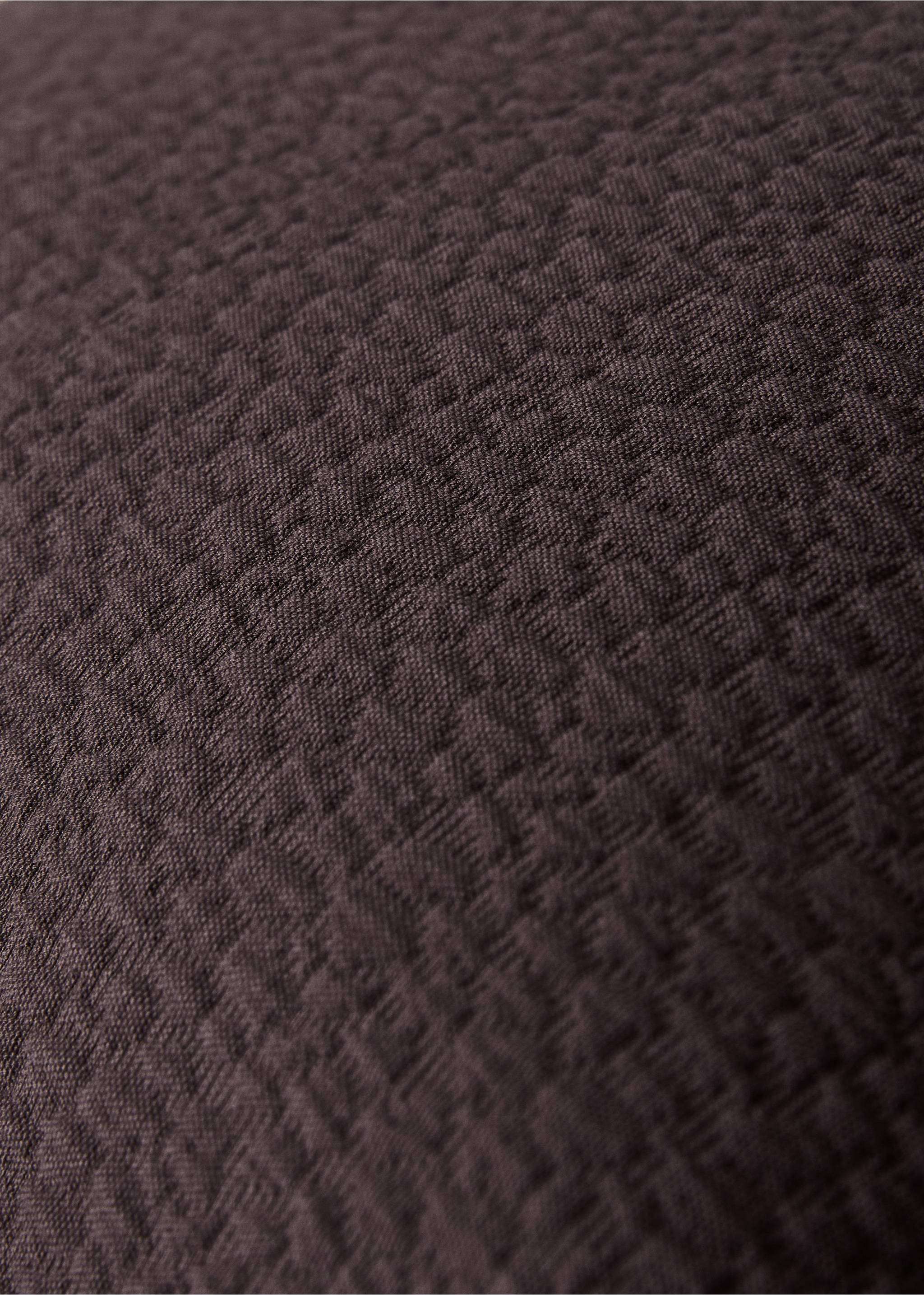 Készen festett, texturált pamut ágy párnahuzat, 50x50 cm - A termék adatai 4, Szeder. Ref: 17071557-00.