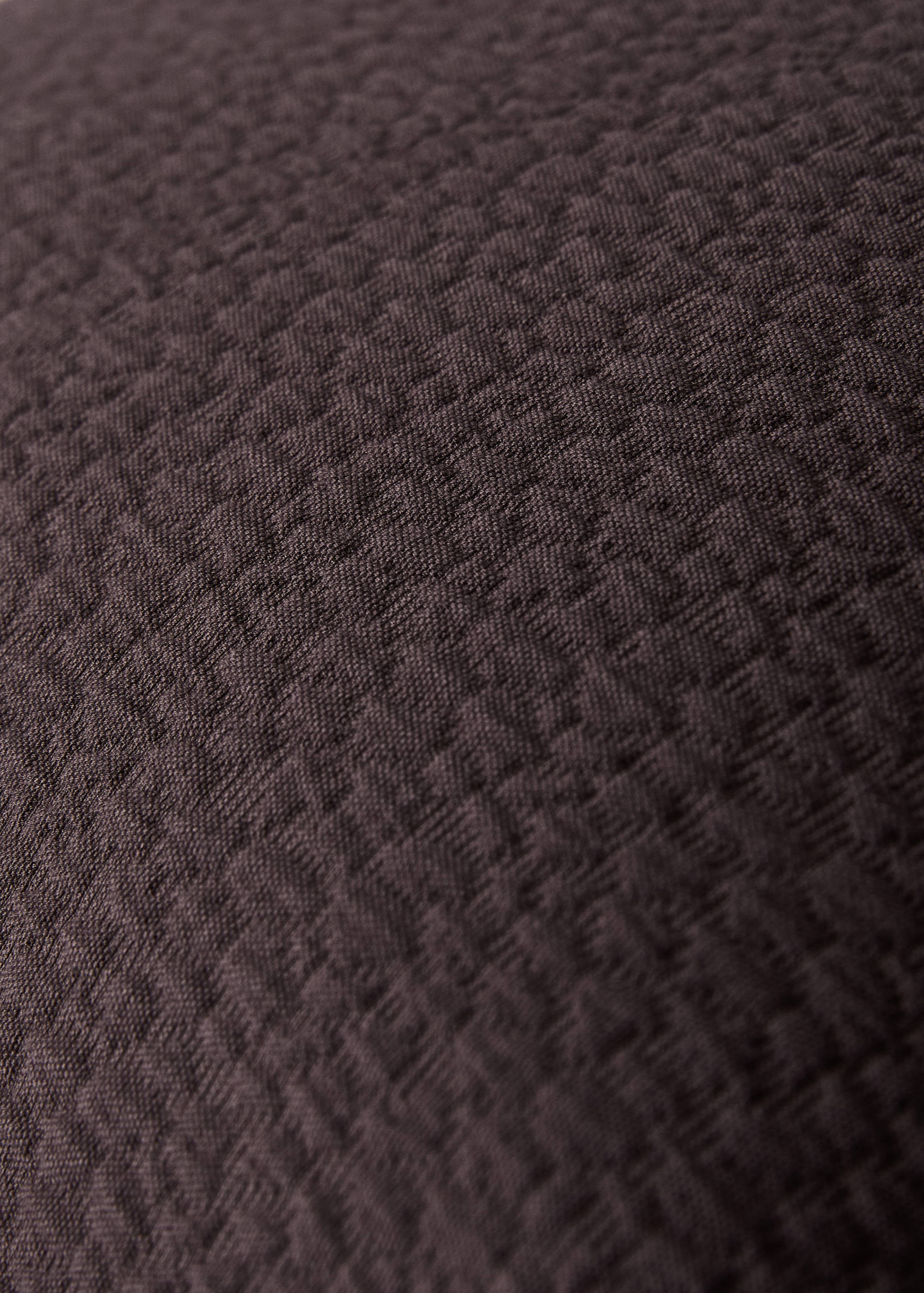 Capa de almofada decorativa de cama de algodão garment-dyed com textura 50x50 cm - Pormenor do artigo 4