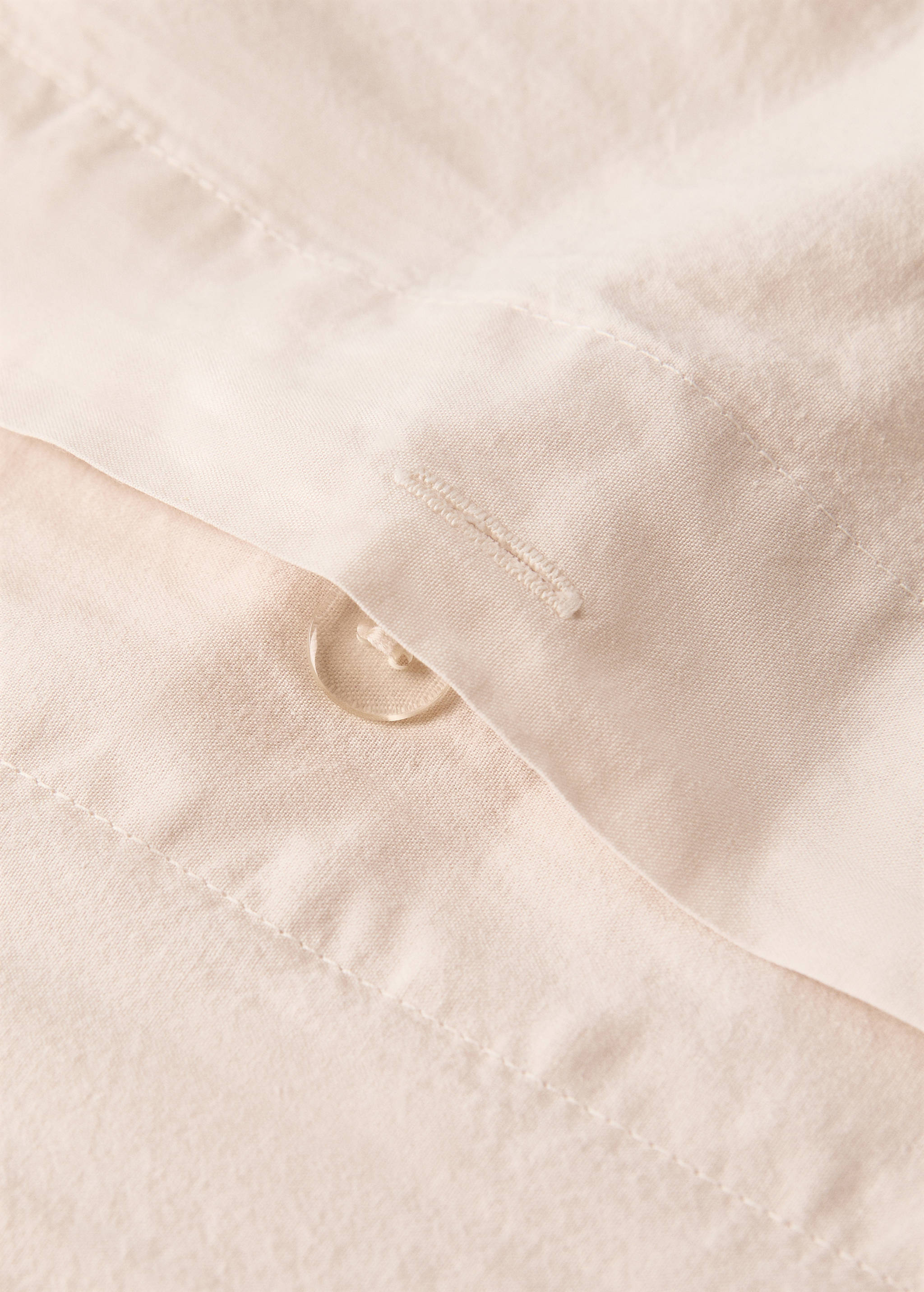 Children’s washed cotton double-stitched duvet cover for cot - Details of the article 1