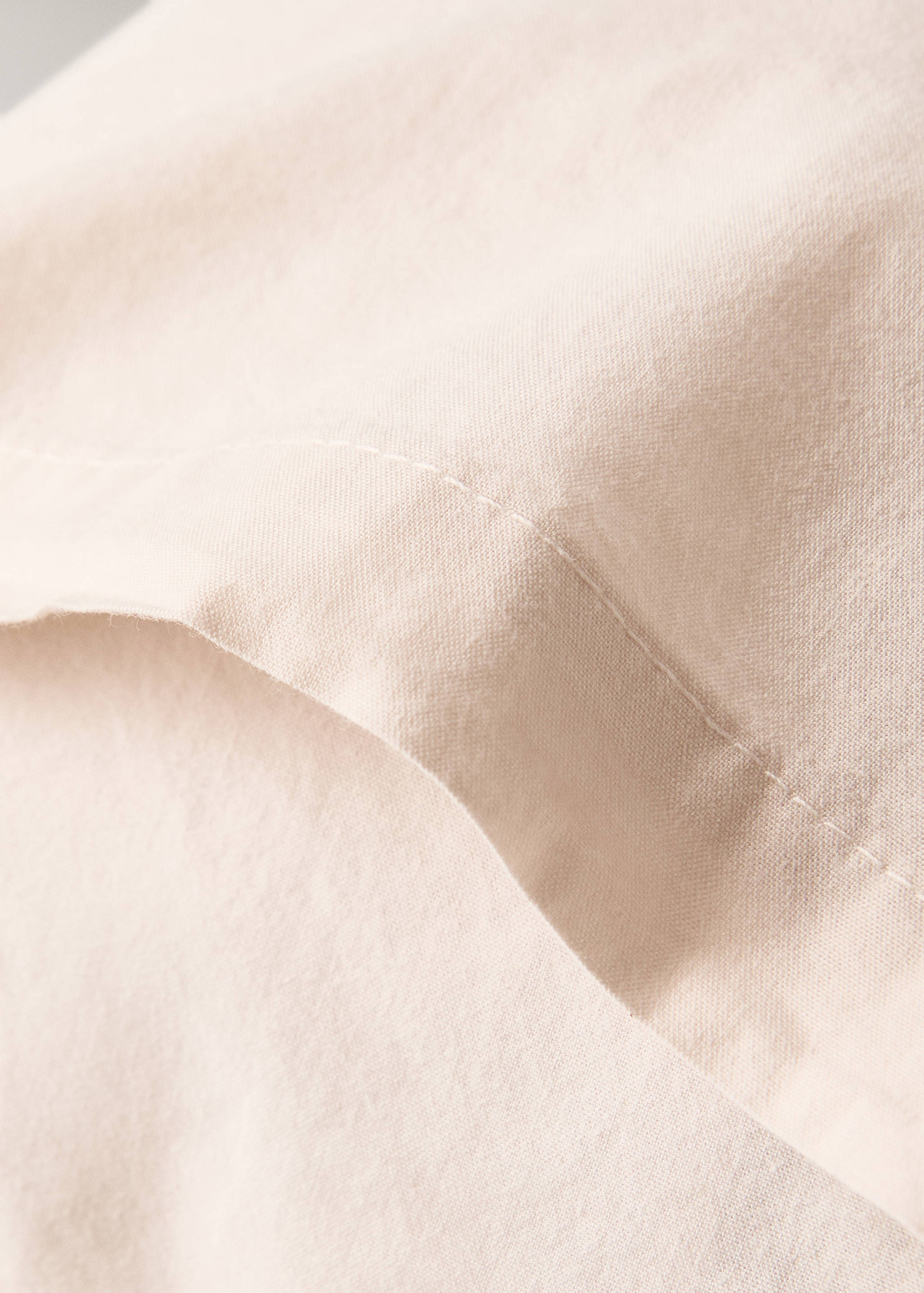 Μαξιλαροθήκη για κούνια από ξεπλυμένο βαμβάκι με διπλό γαζί 30x50 εκ - Λεπτομέρεια του προϊόντος 2