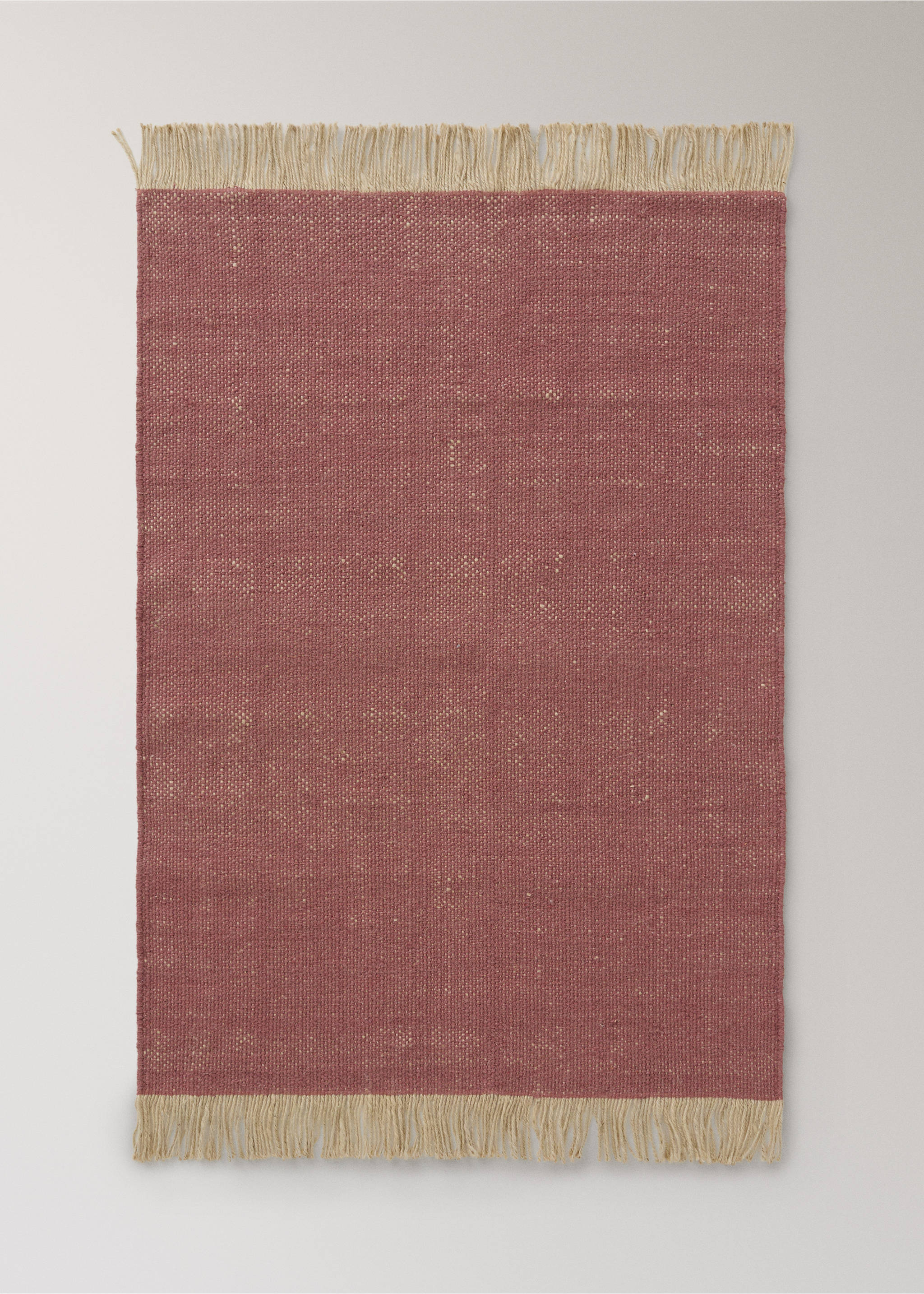 Дитячий килим з суміші вовни та джуту - Товар без моделі, Рожевий. Ref: 17071567-00.