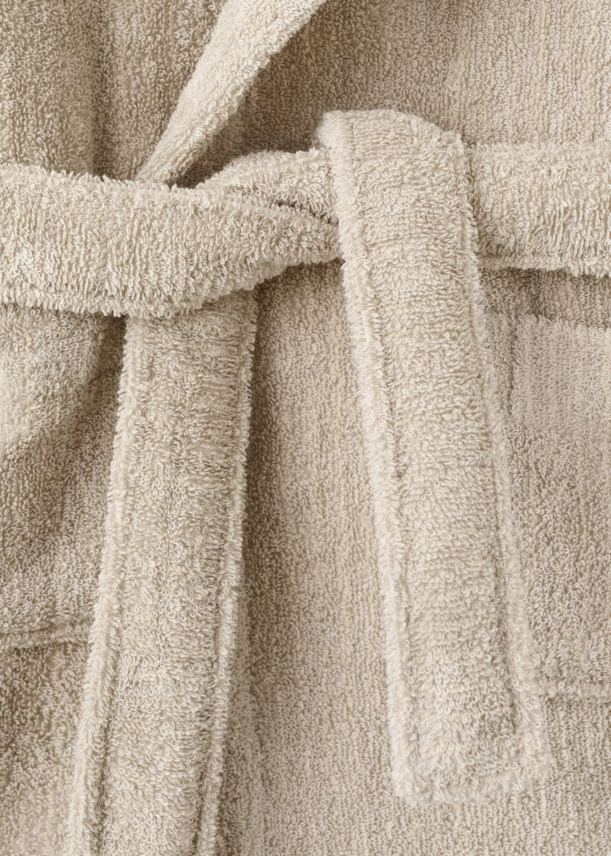 Children's cotton striped bathrobe - Details of the article 2