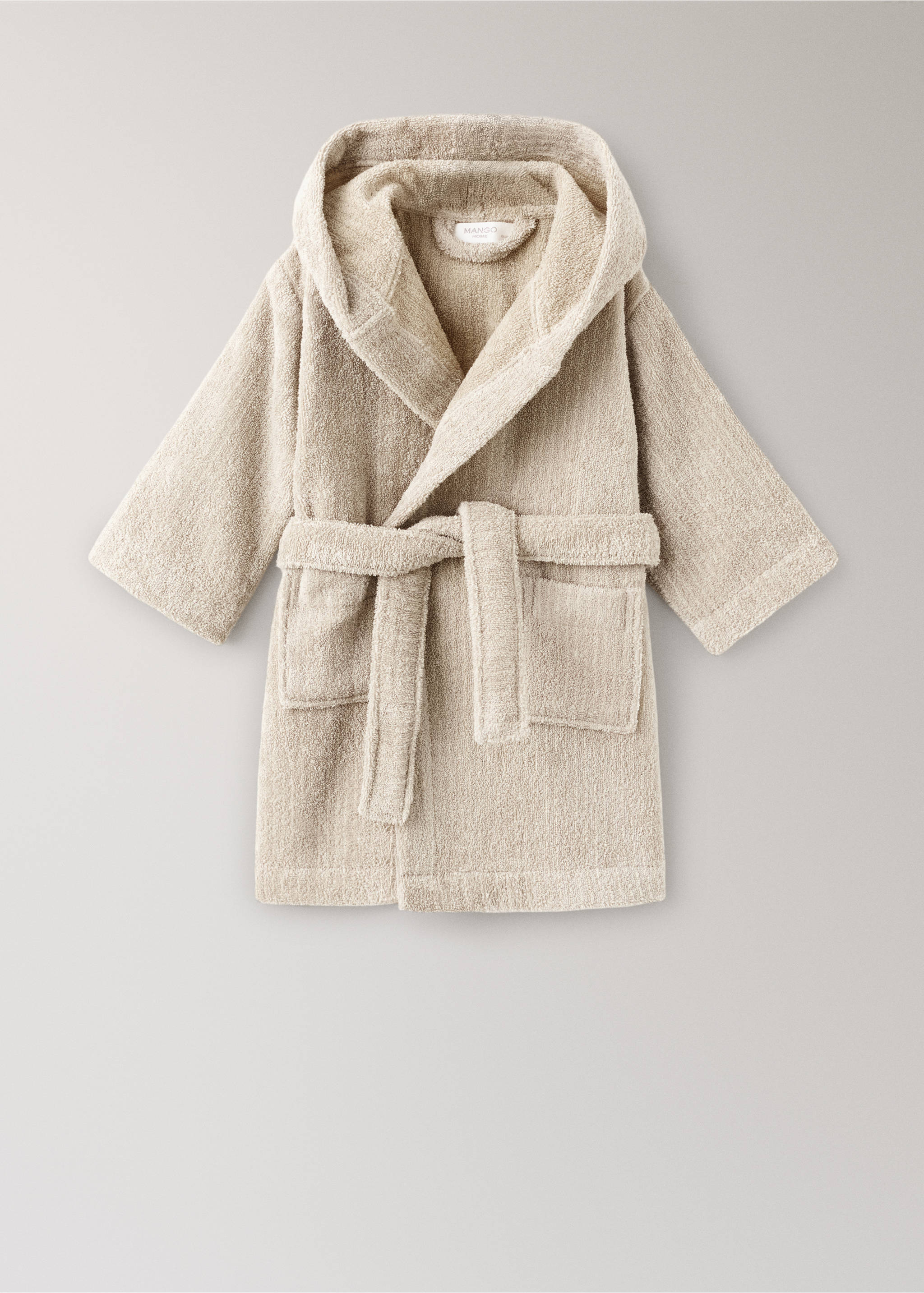 Children's cotton striped bathrobe - Article without model, Ecru. Ref: 17071568-00.