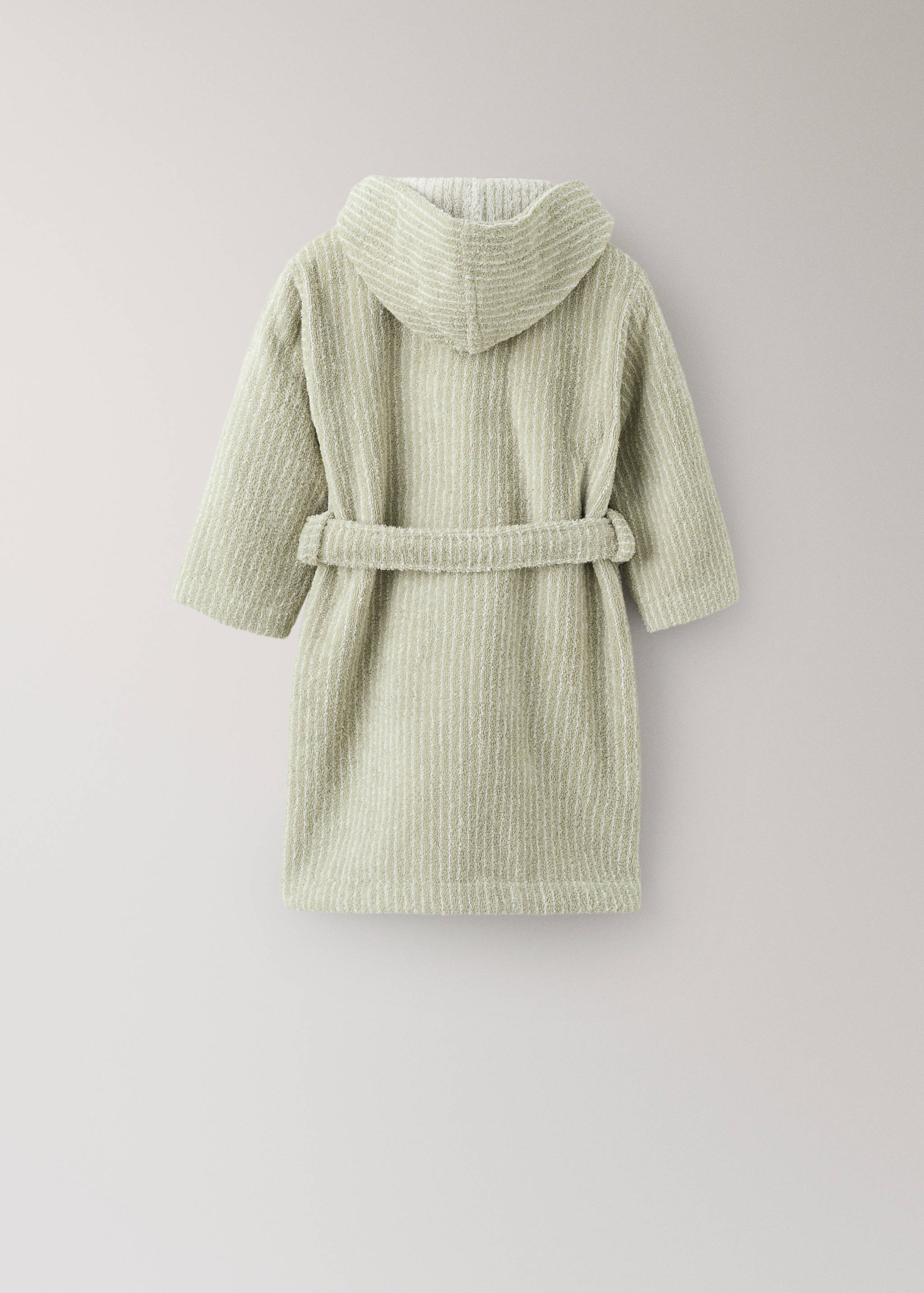 Children's cotton striped bathrobe - Details of the article 1
