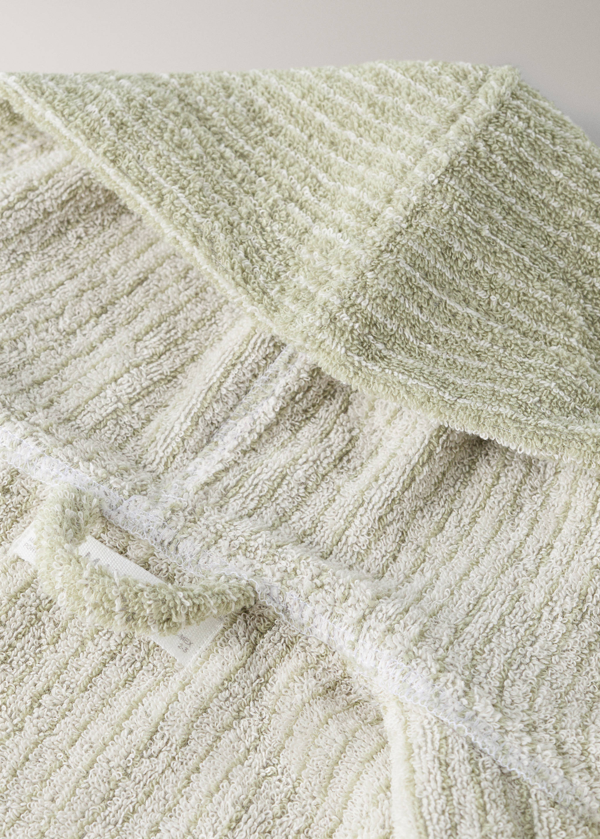 Children's cotton striped bathrobe - Details of the article 2