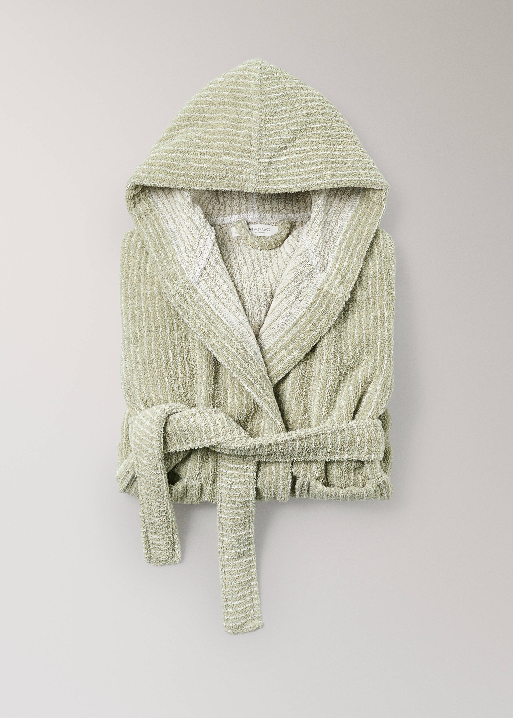 Children's cotton striped bathrobe - Details of the article 3