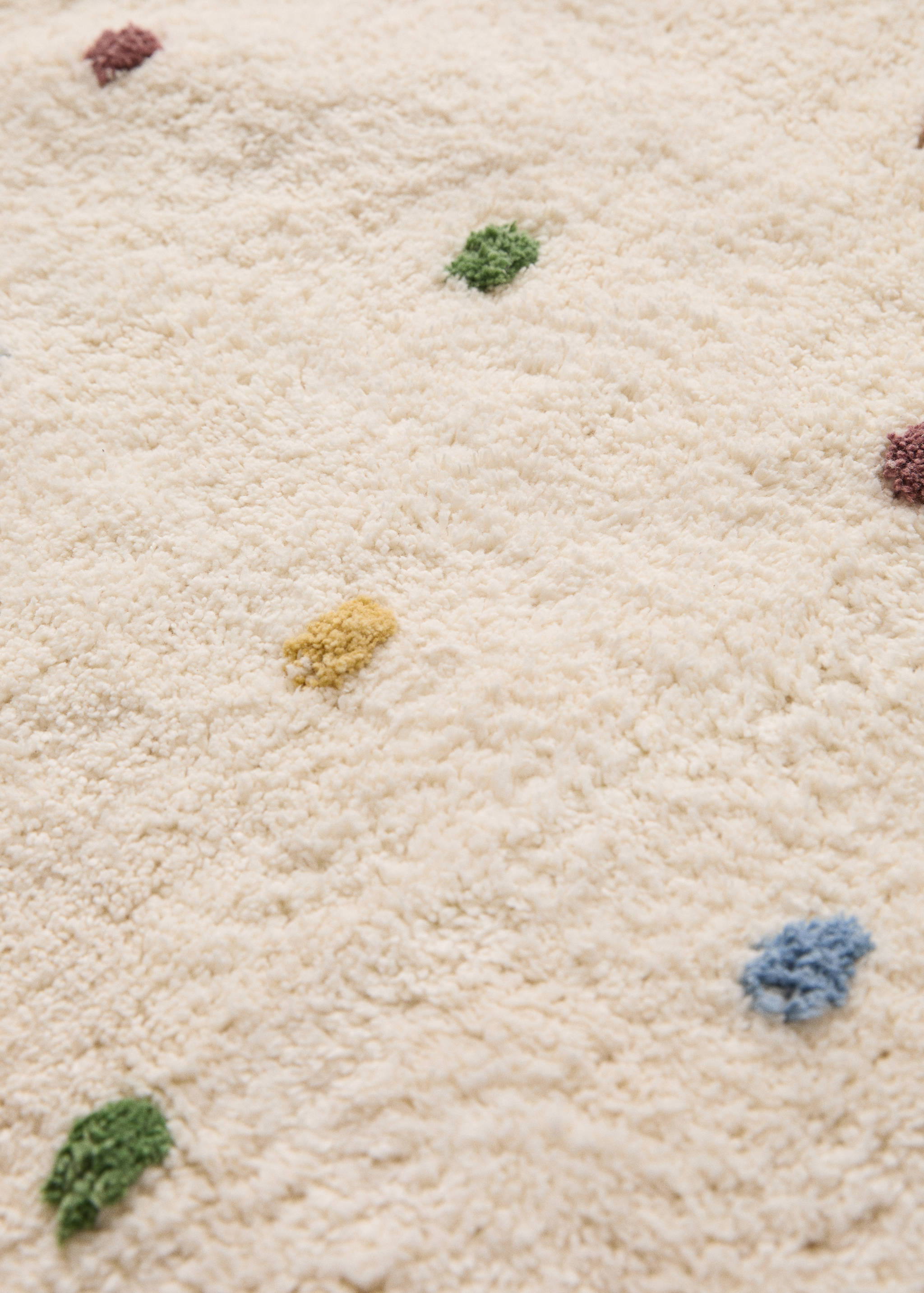 100% cotton polka-dot rug - Details of the article 2