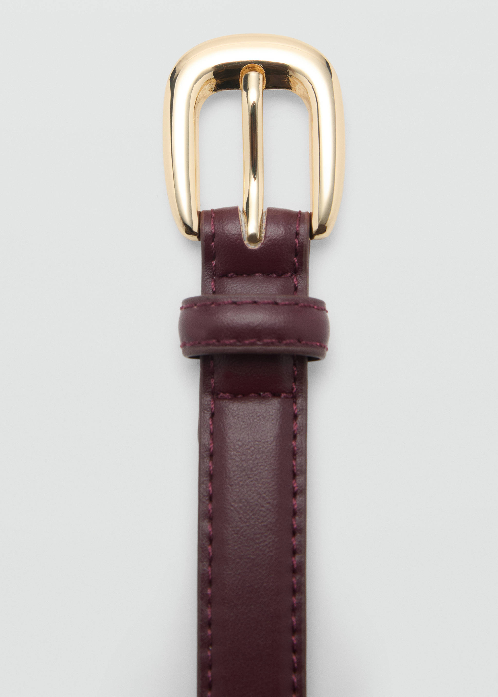 Thin belt with metal buckle - Details of the article 1