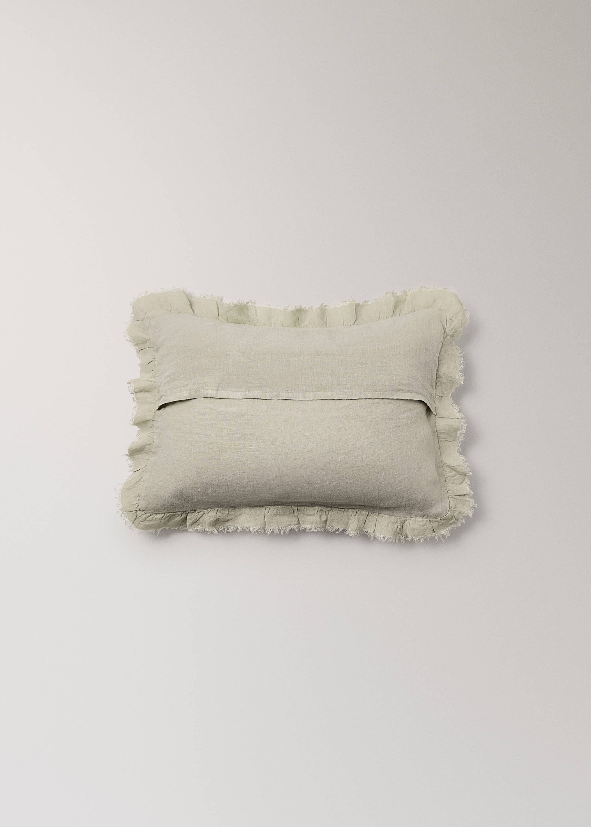 Παιδική μαξιλαροθήκη από λινό με βολάν 30x40 εκ - Λεπτομέρεια του προϊόντος 1