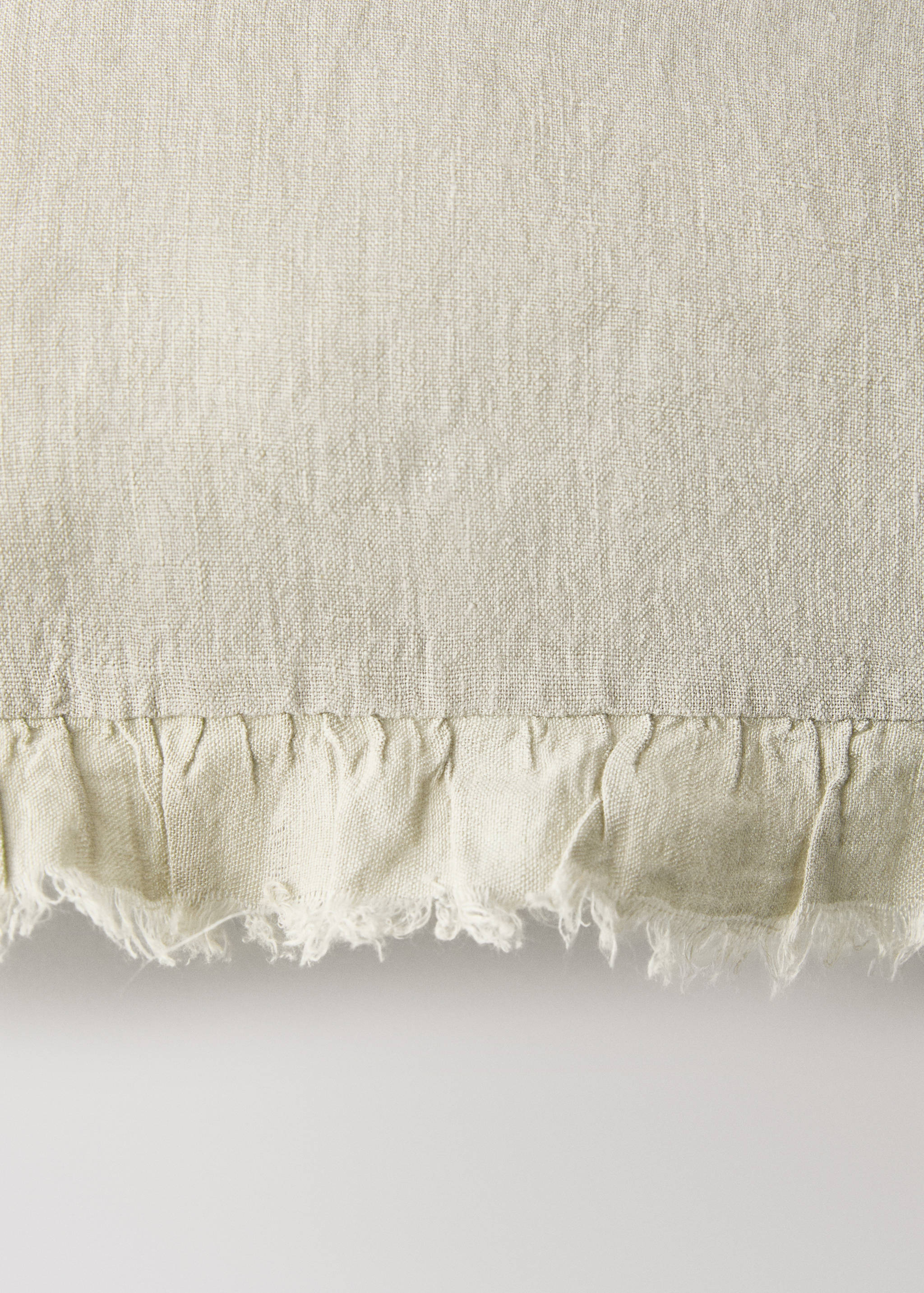 Παιδική μαξιλαροθήκη από λινό με βολάν 30x40 εκ - Λεπτομέρεια του προϊόντος 3