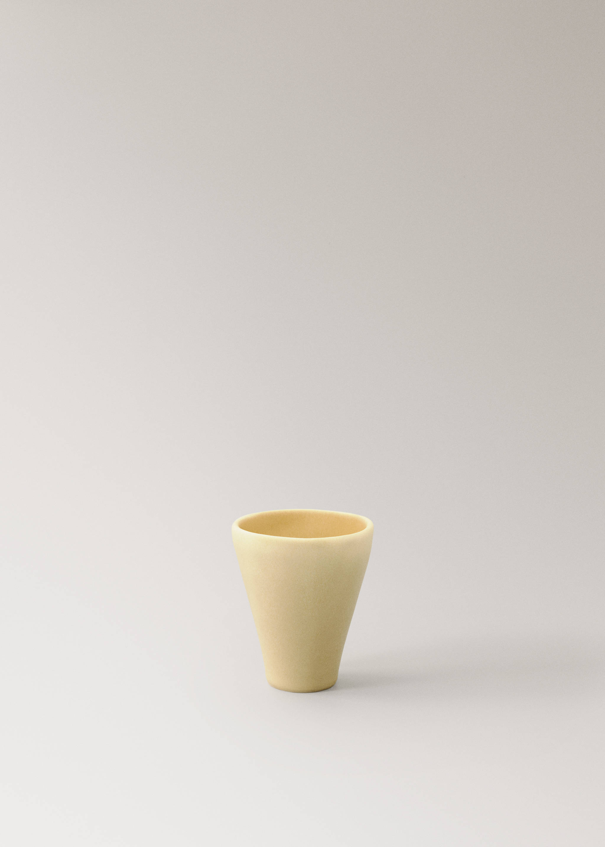 Organic stoneware espresso coffee mug - Article without model