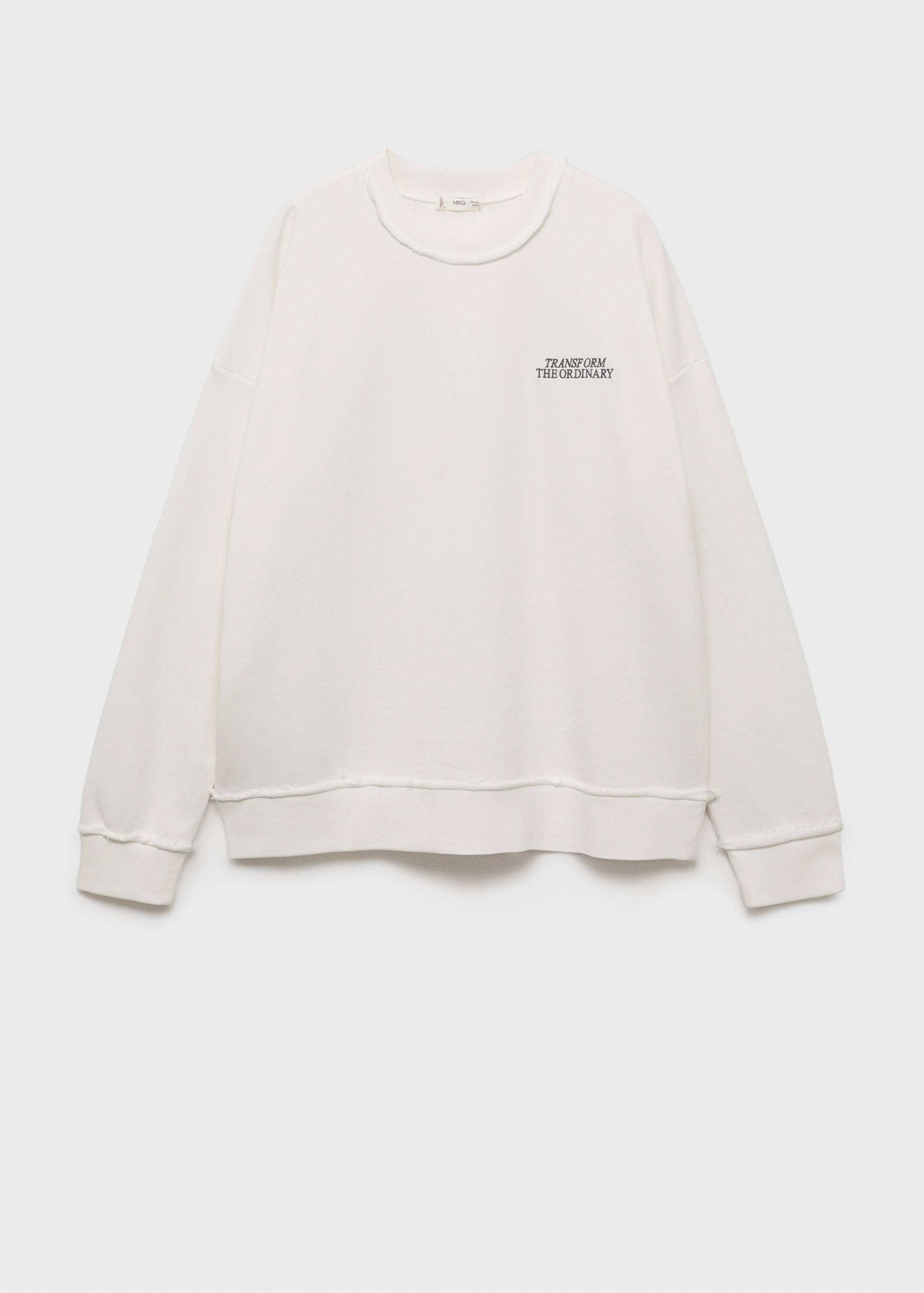 Sweatshirt com estampado de borboleta - Artigo sem modelo