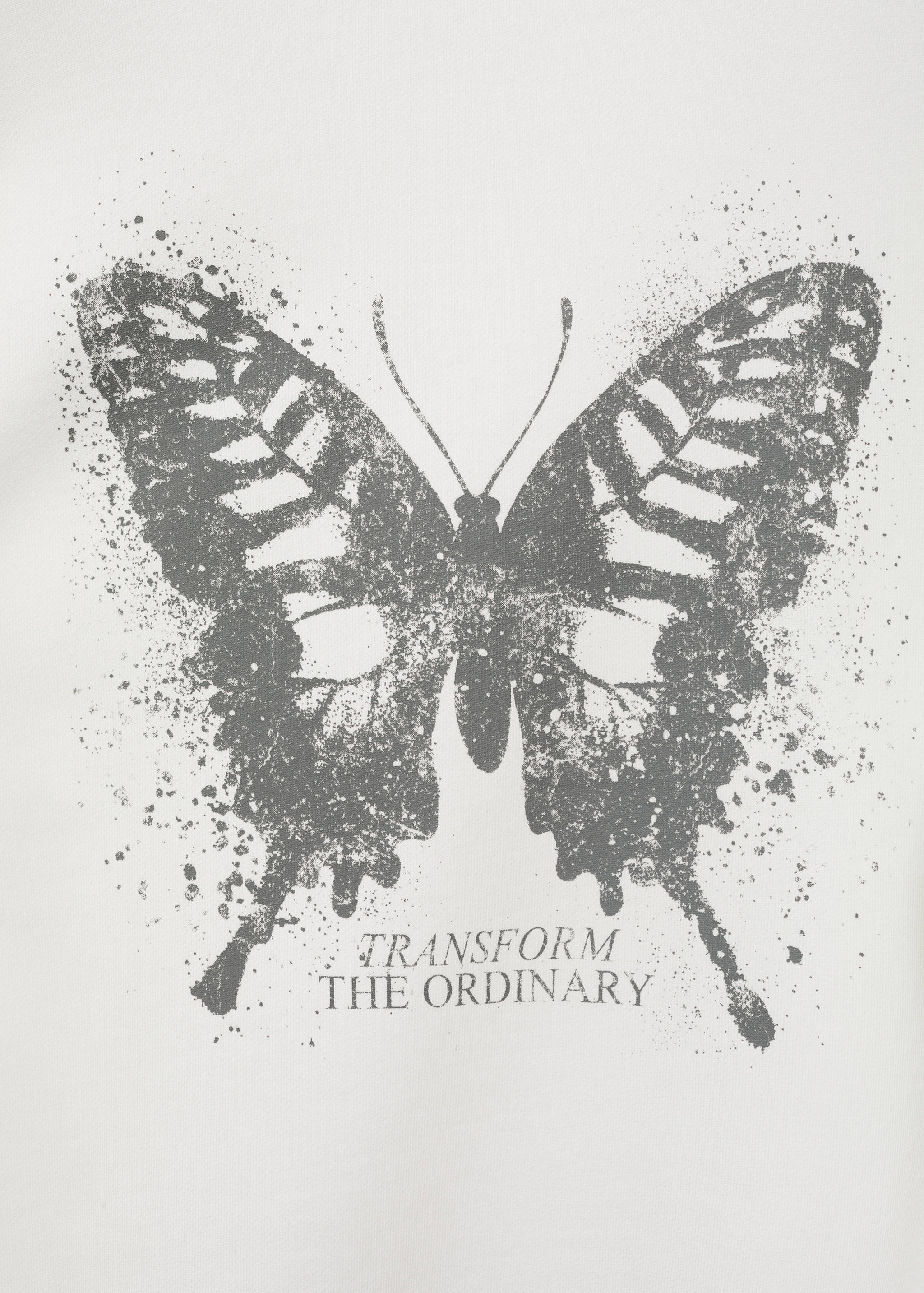 Sweatshirt com estampado de borboleta - Pormenor do artigo 0