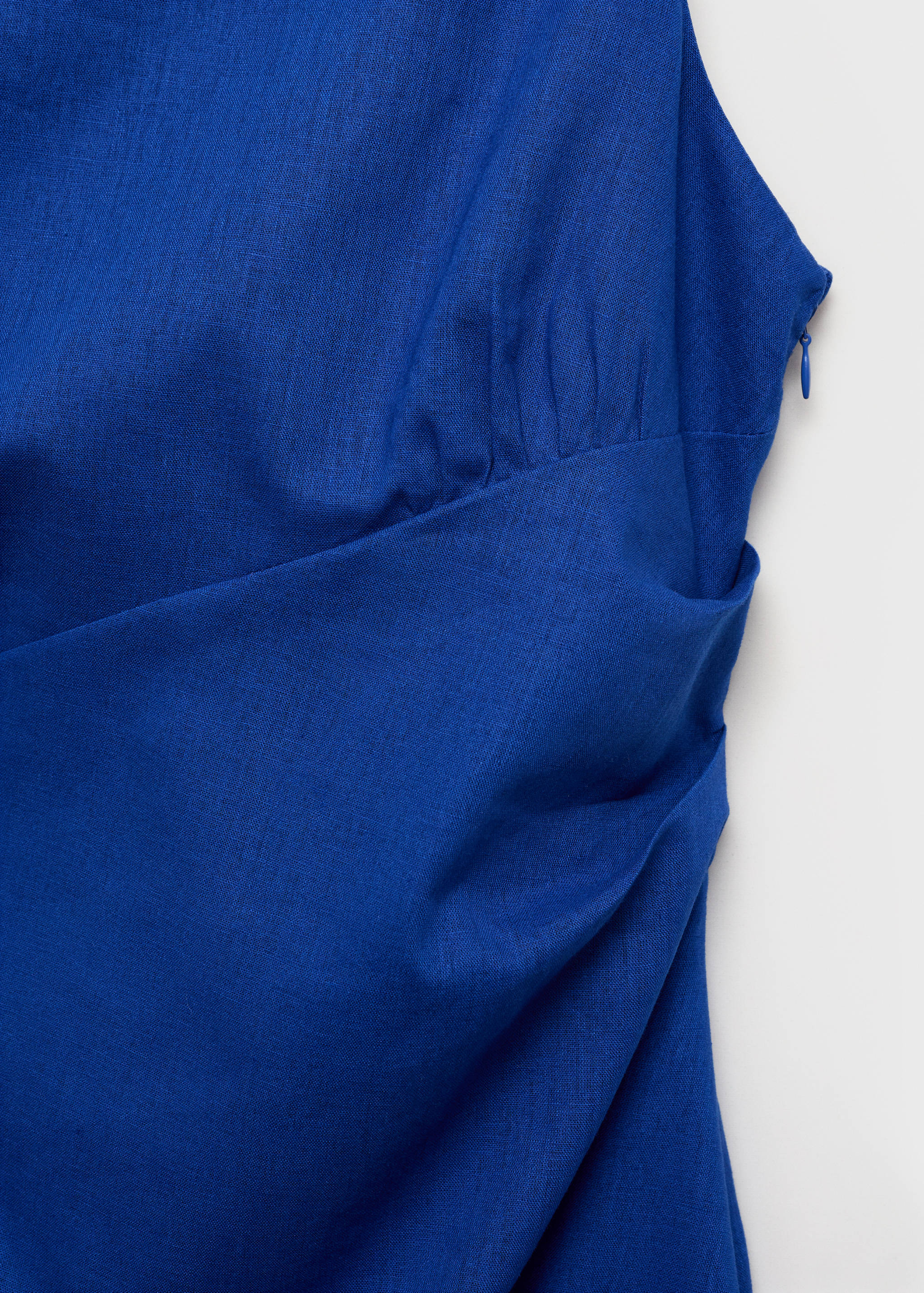 Φόρεμα λινό ντραπέ - Λεπτομέρεια του προϊόντος 8