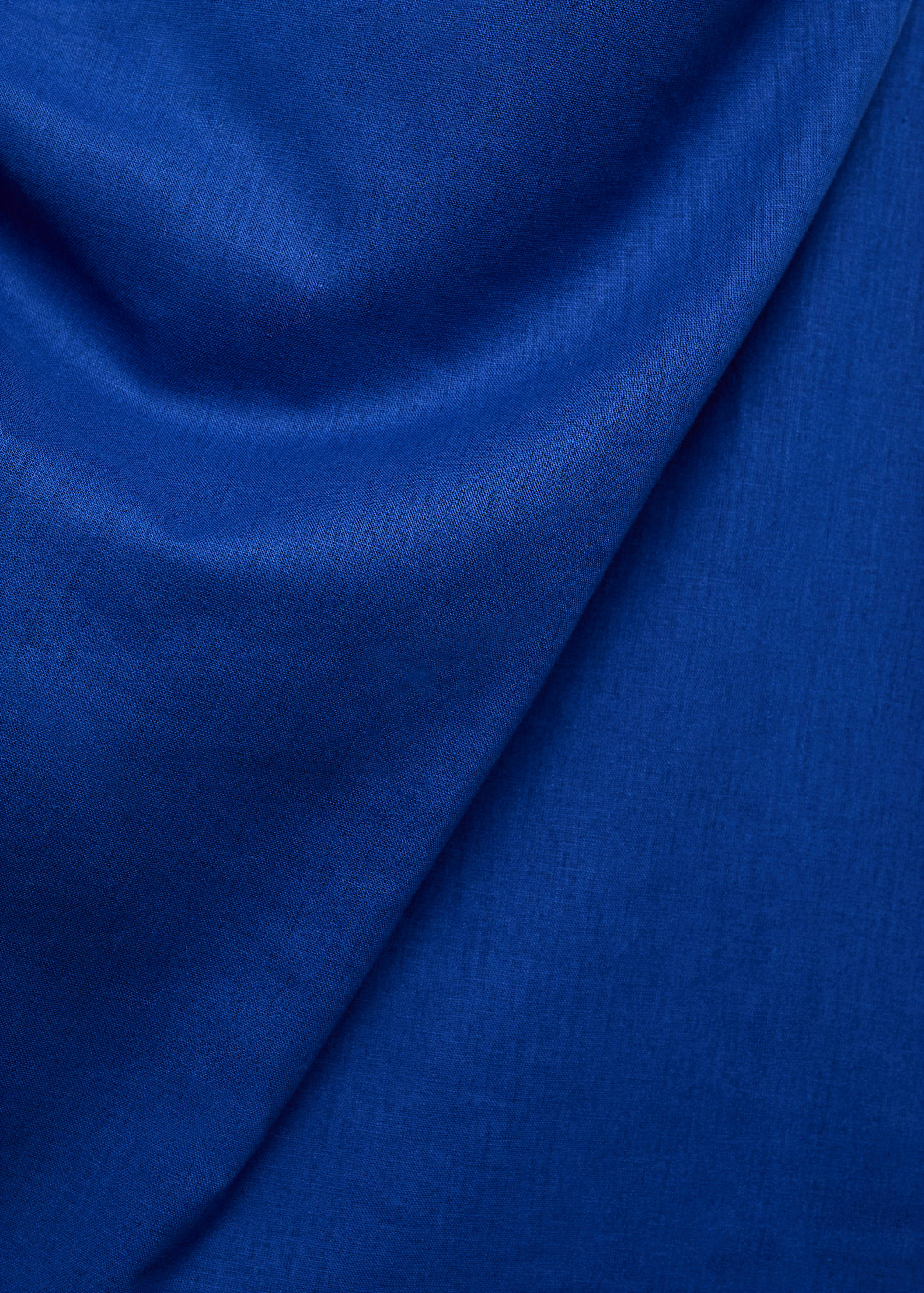 Φόρεμα λινό ντραπέ - Λεπτομέρεια του προϊόντος 0