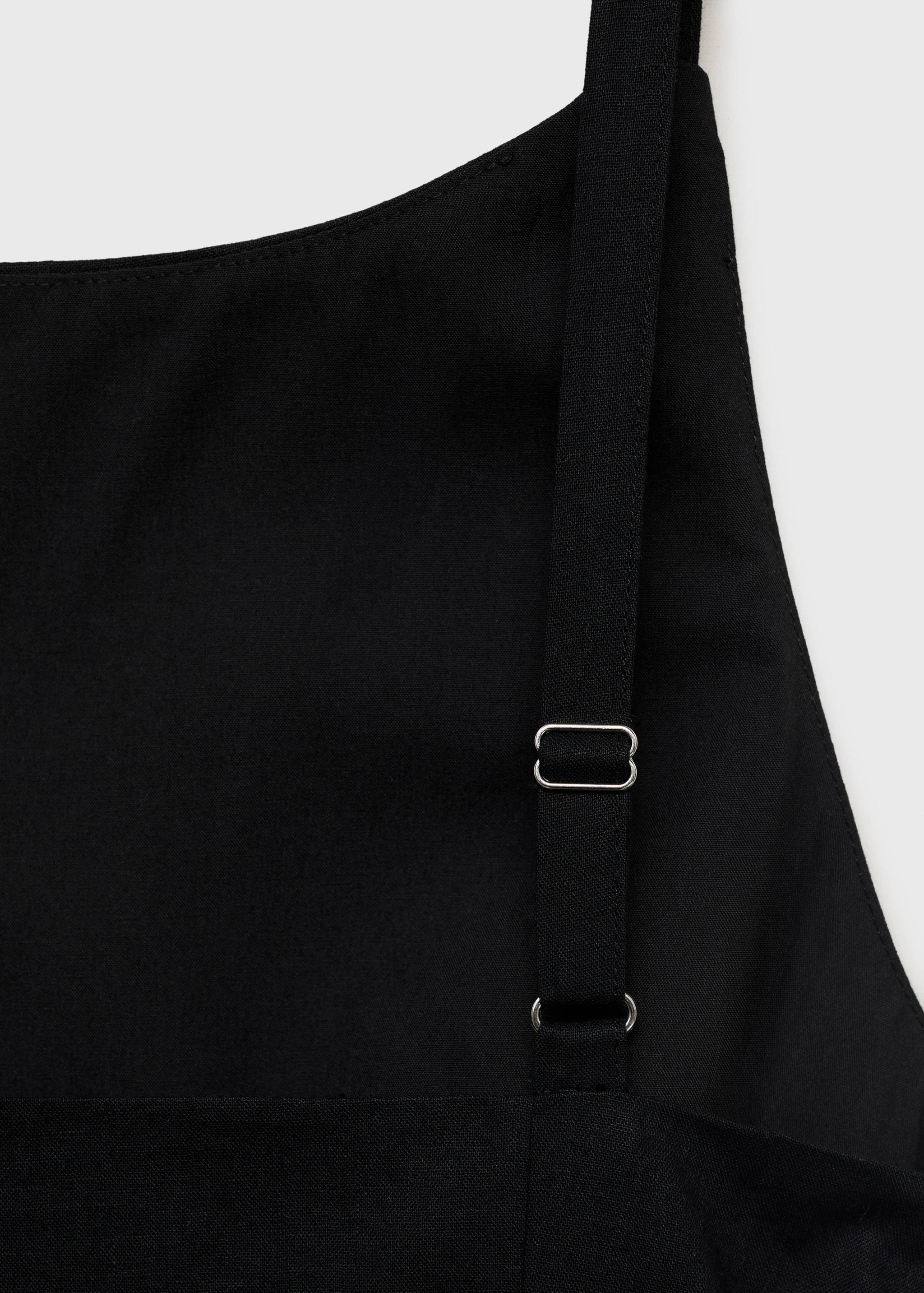 Φόρεμα λινό ντραπέ - Λεπτομέρεια του προϊόντος 8