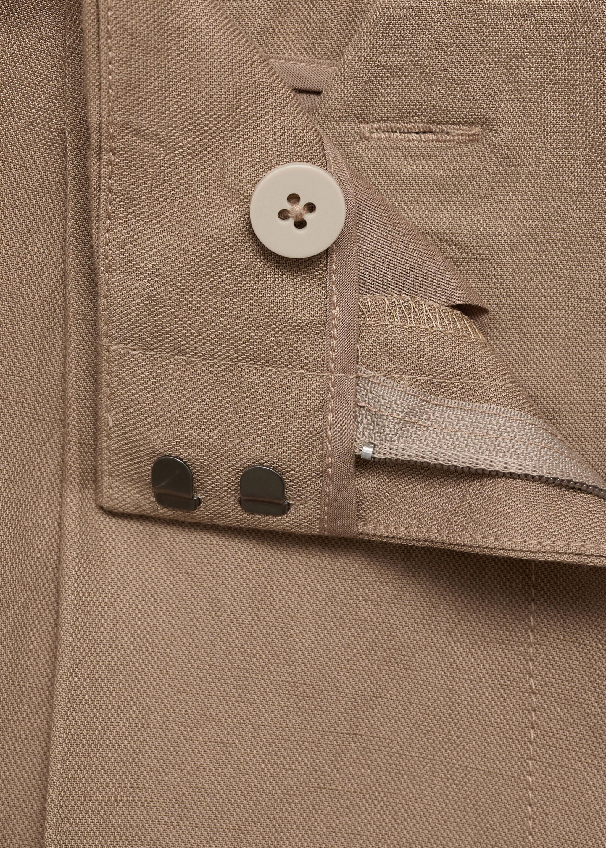 Calções bermudas de linho - Pormenor do artigo 0