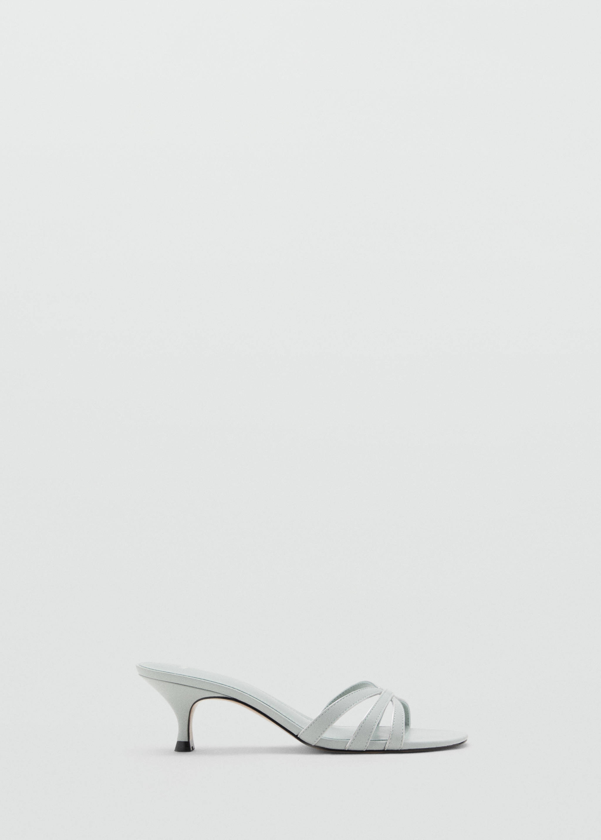 Kitten heel sandals with straps - Article without model