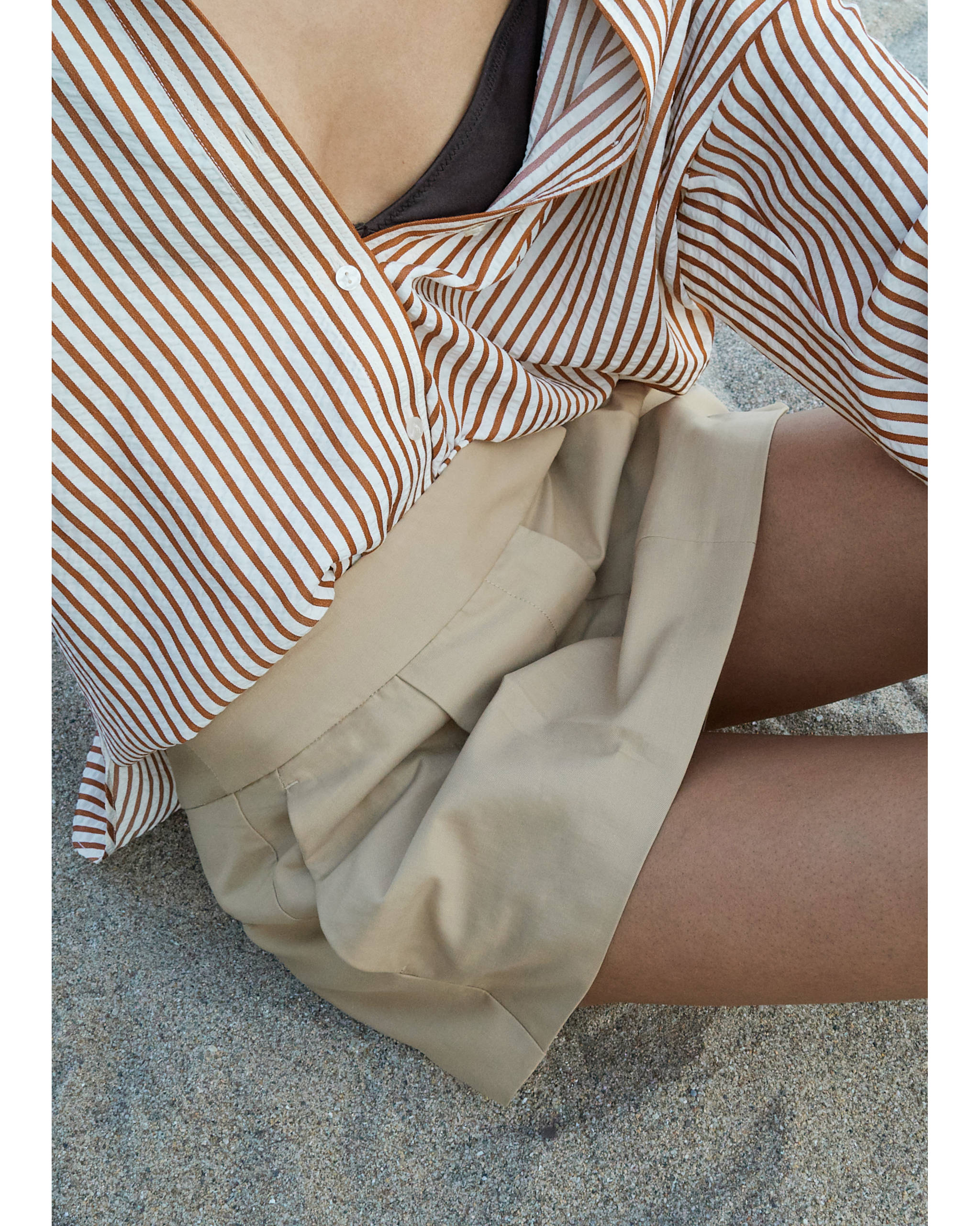 Striped straight shirt - Details of the article 6