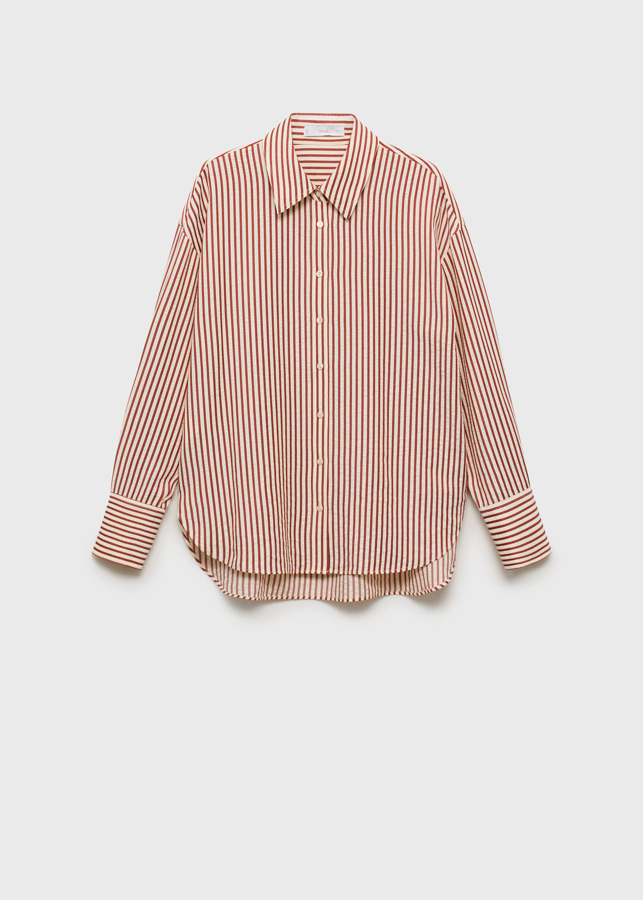 Striped straight shirt - Article without model