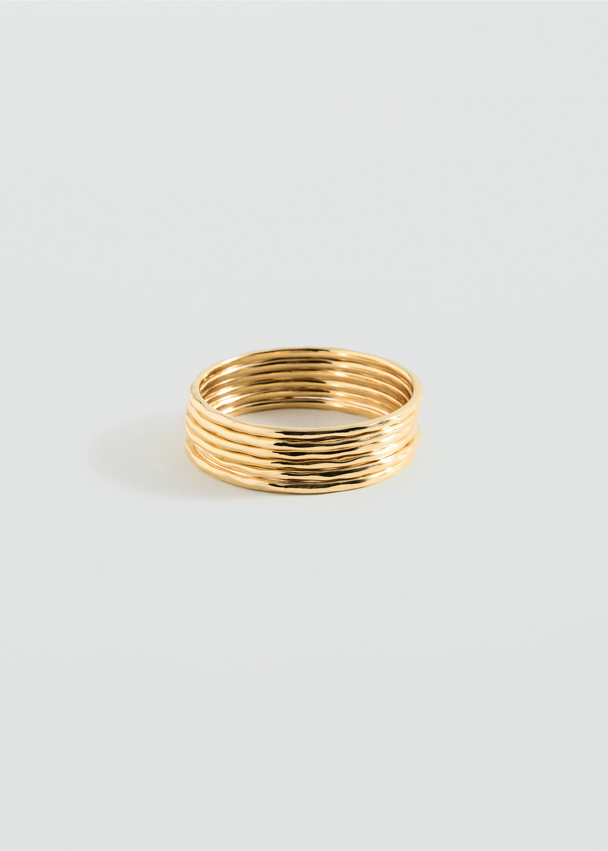 Rigid bracelets set - Article without model, Gold. Ref: 17072550-00.