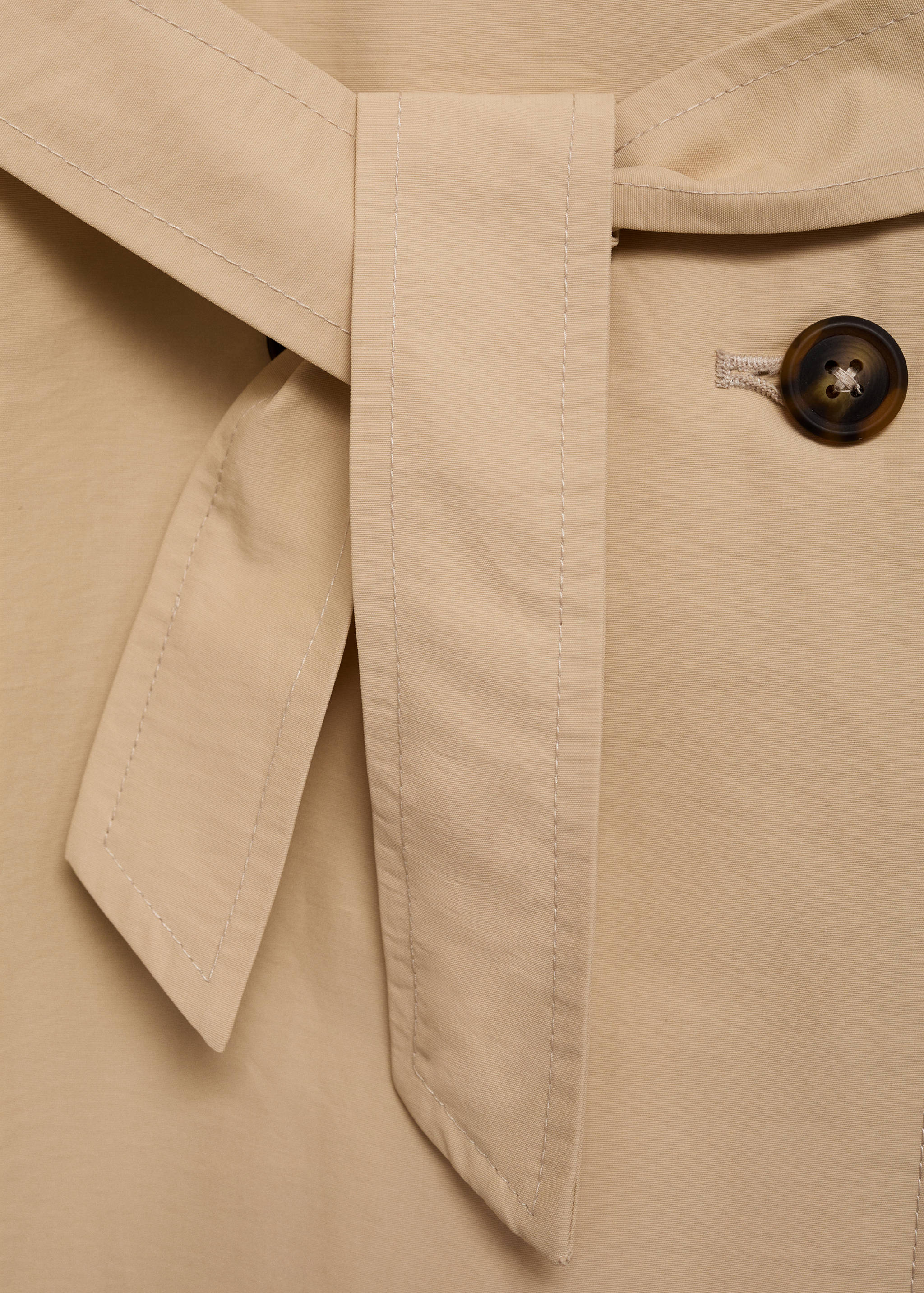Double-breasted trench coat - Details of the article 0