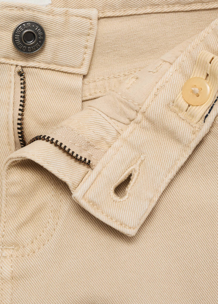 Straight trousers — Beige