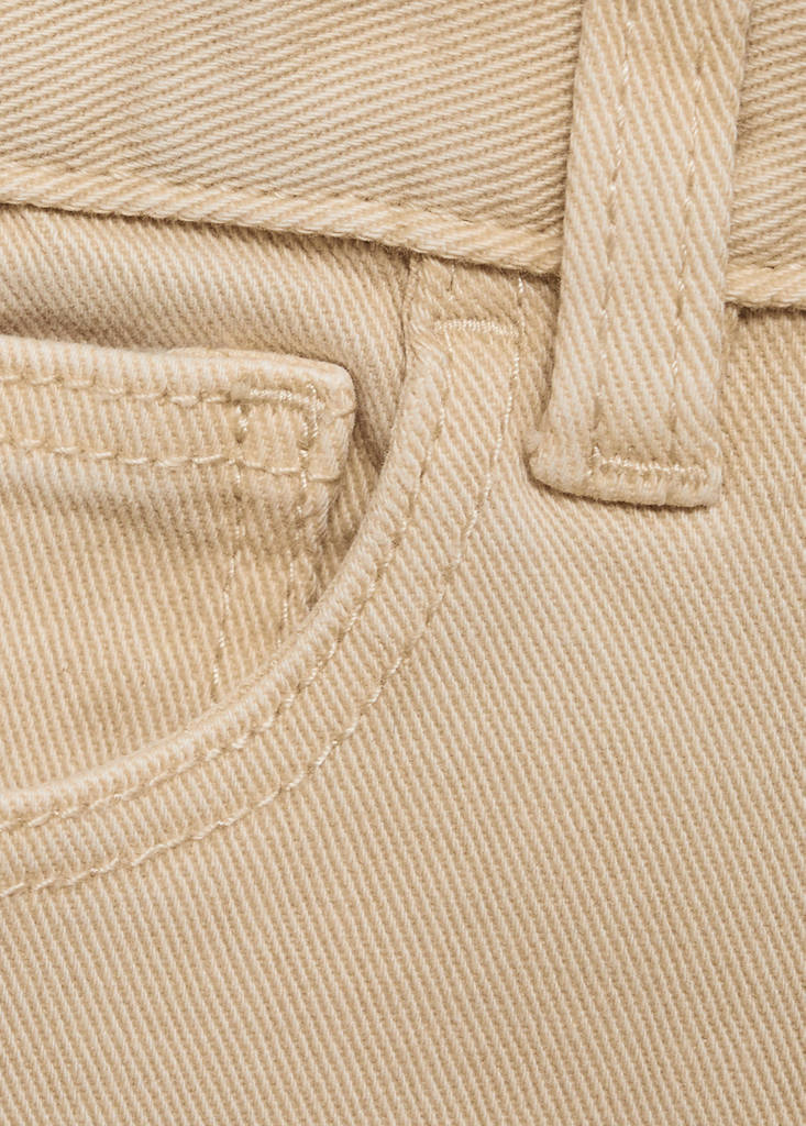 Straight trousers — Beige