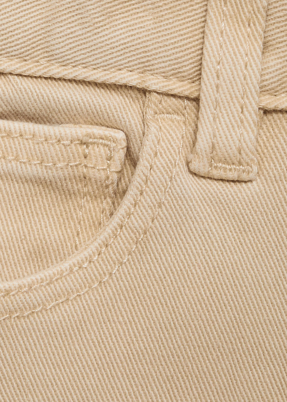 Straight trousers — Beige
