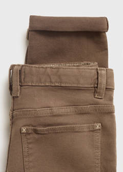Straight trousers — Brown 3