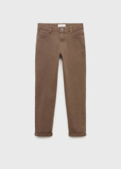Straight trousers — Brown 2