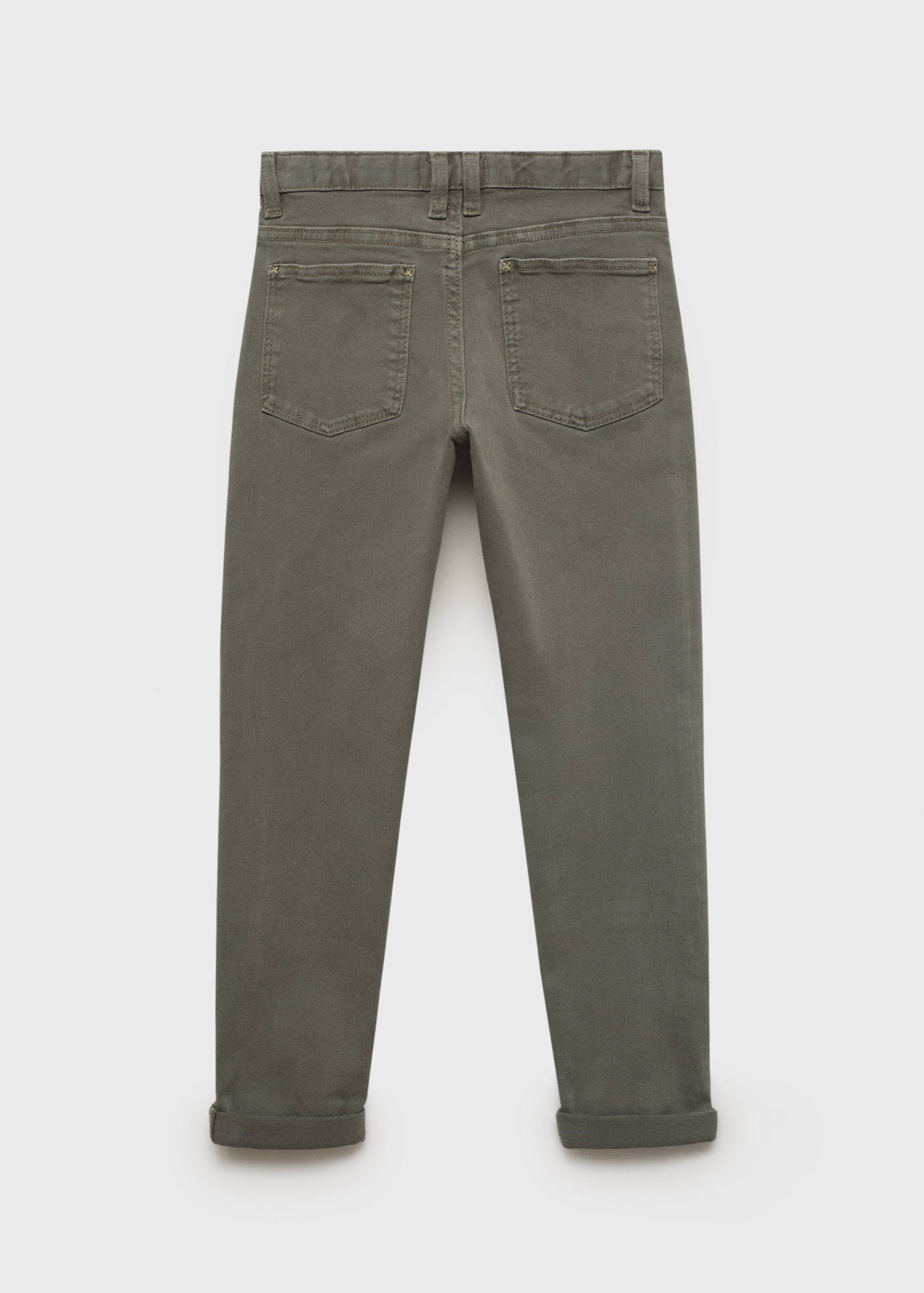 Straight pants - Reverse of the article