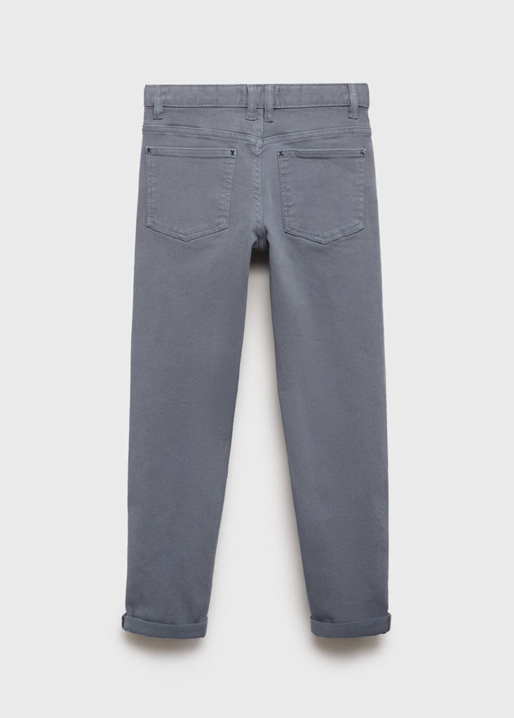 Straight trousers — Blue