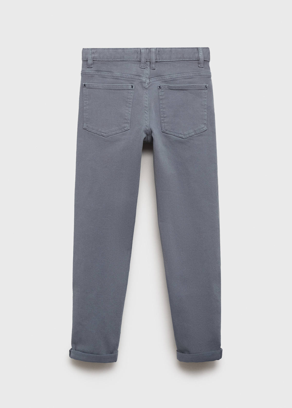 Straight trousers — Blue