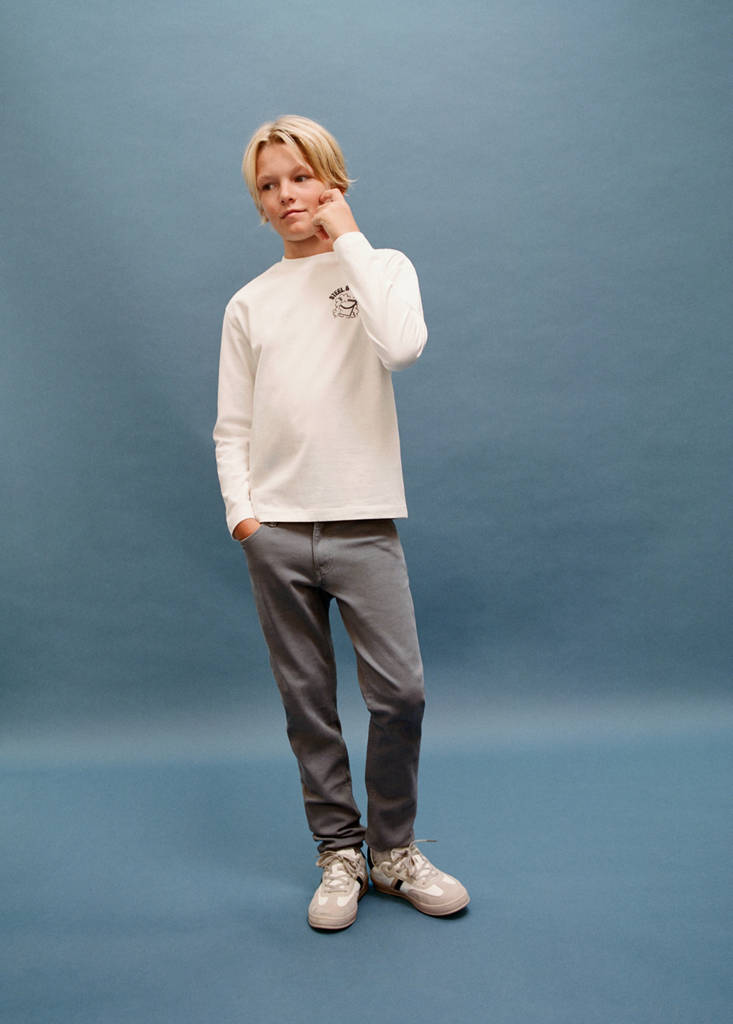 Straight trousers — Blue