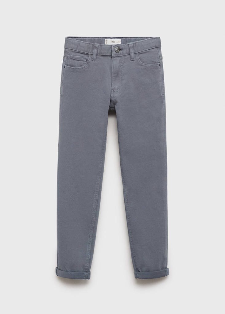 Straight trousers — Blue