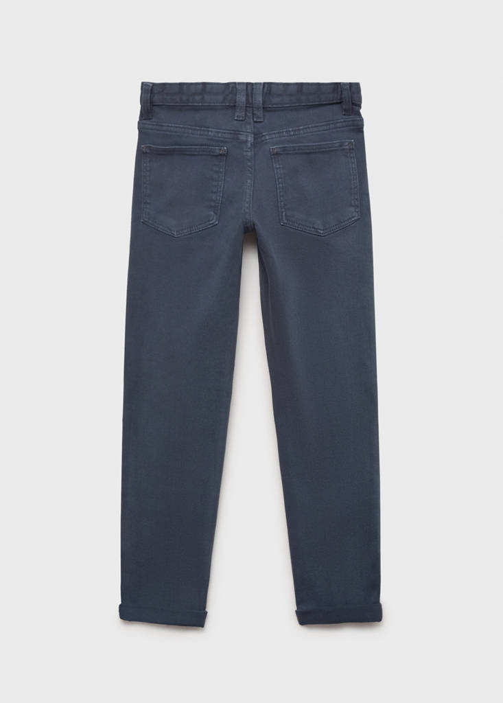 Straight trousers — Navy