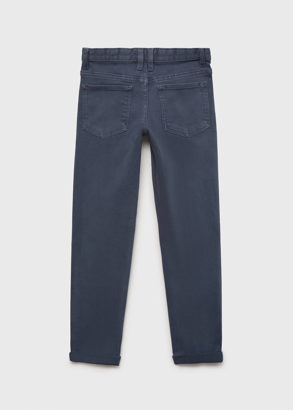 Straight trousers — Navy