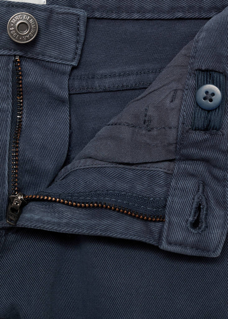 Straight trousers — Navy