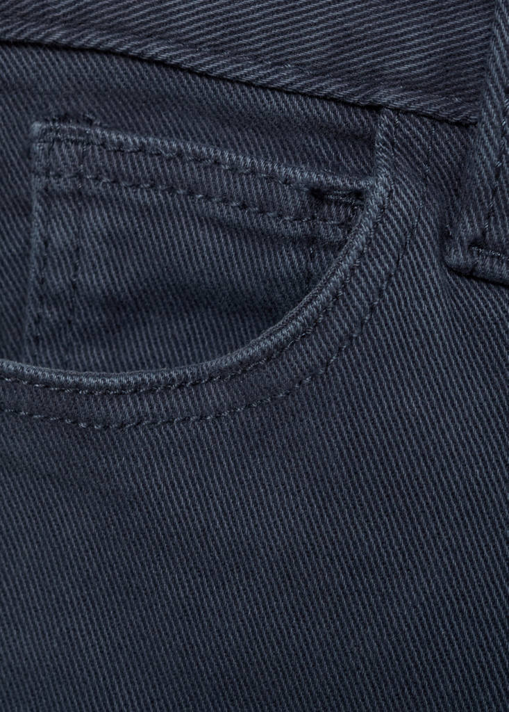 Straight trousers — Navy